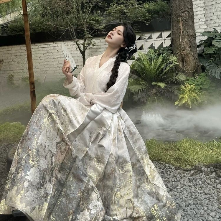 Traditional Hanfu Dress horse-faced skirt 