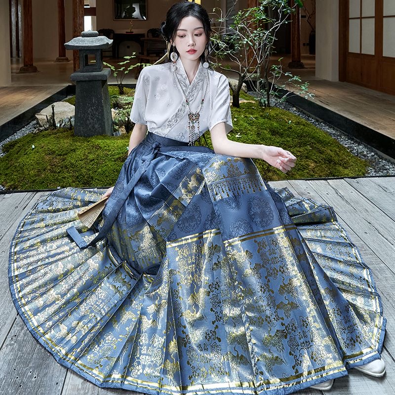 Traditional Silk Hanfu Dress