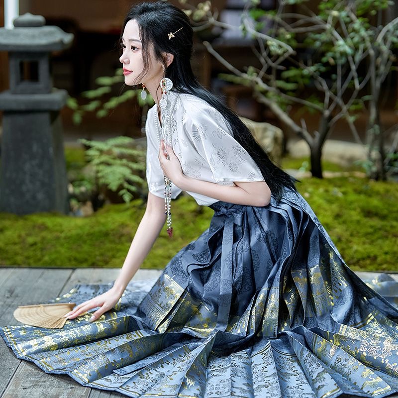 Traditional Silk Hanfu Dress