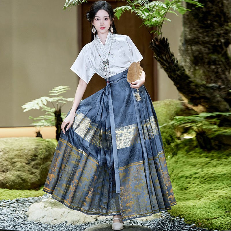 Traditional Silk Hanfu Dress