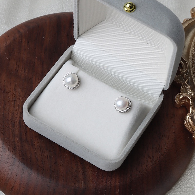 Pearl Stud Earrings