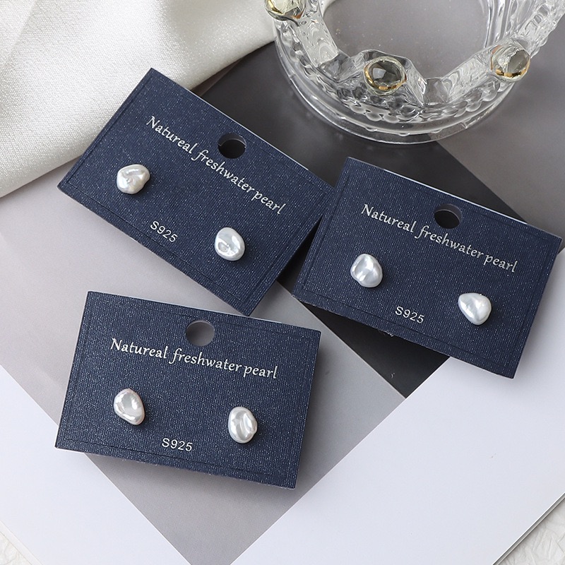 Elegant Pearl Stud Earrings