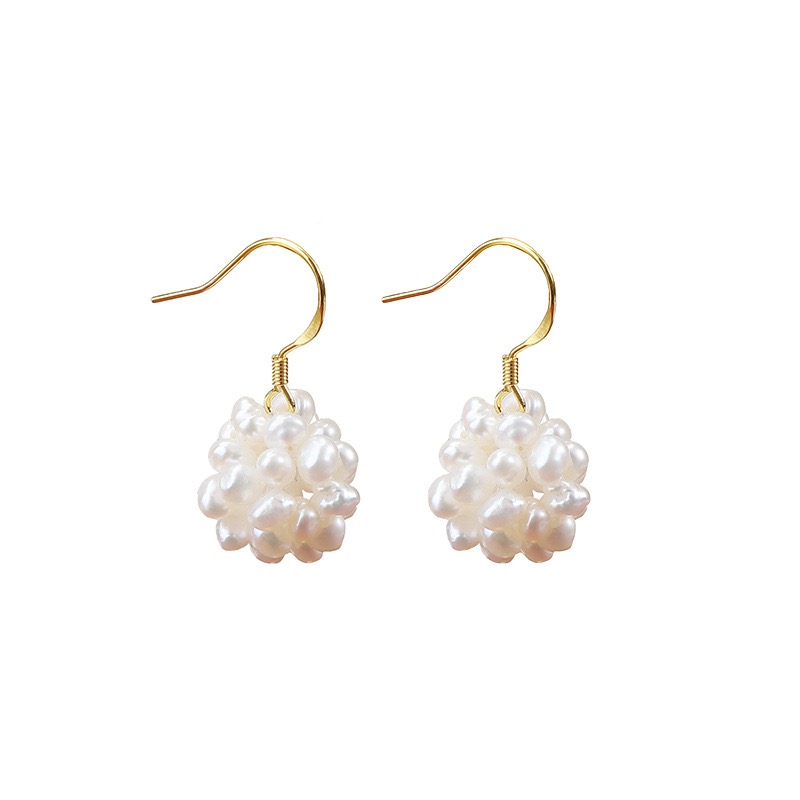 Pearl Cluster Earrings