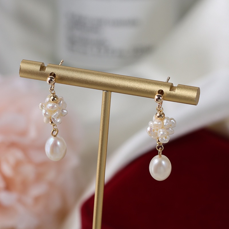 Elegant Pearl Drop Earrings