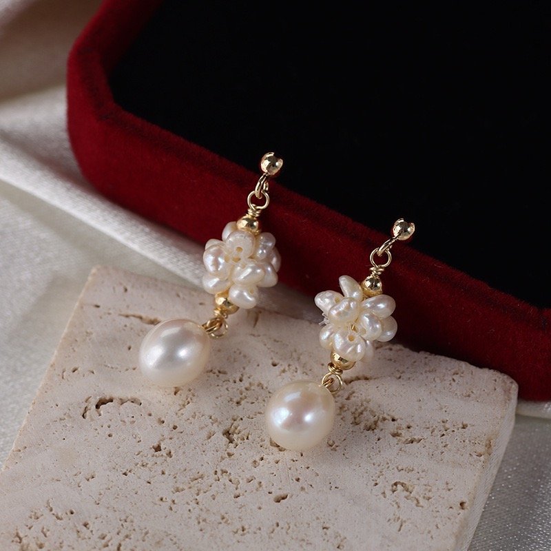 Elegant Pearl Drop Earrings
