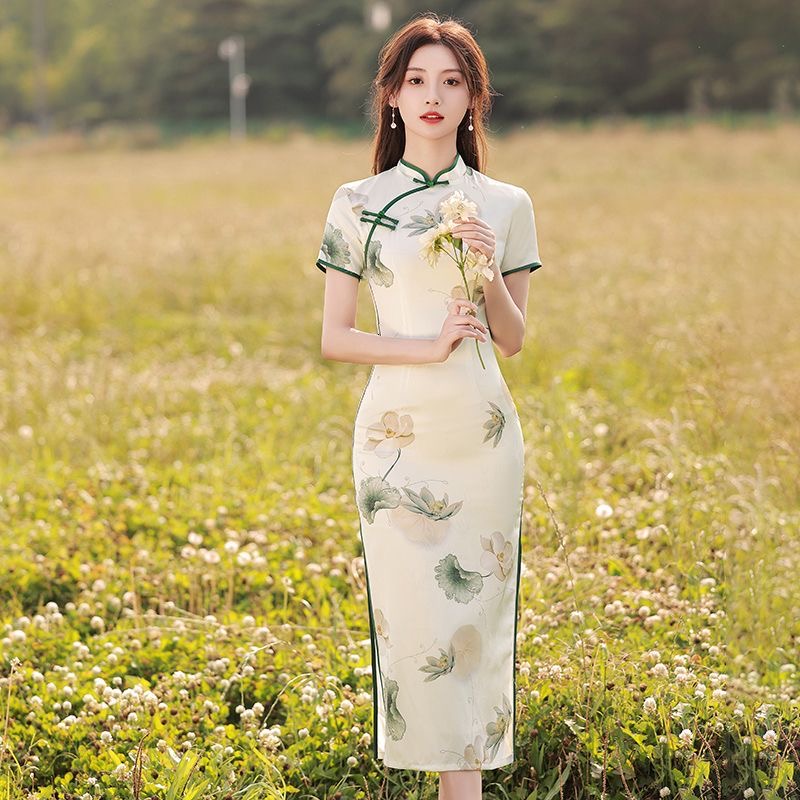Elegant Cheongsam Dress