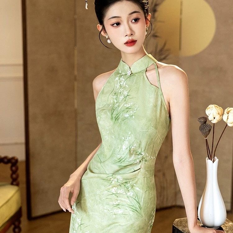 Silk Cheongsam Dress