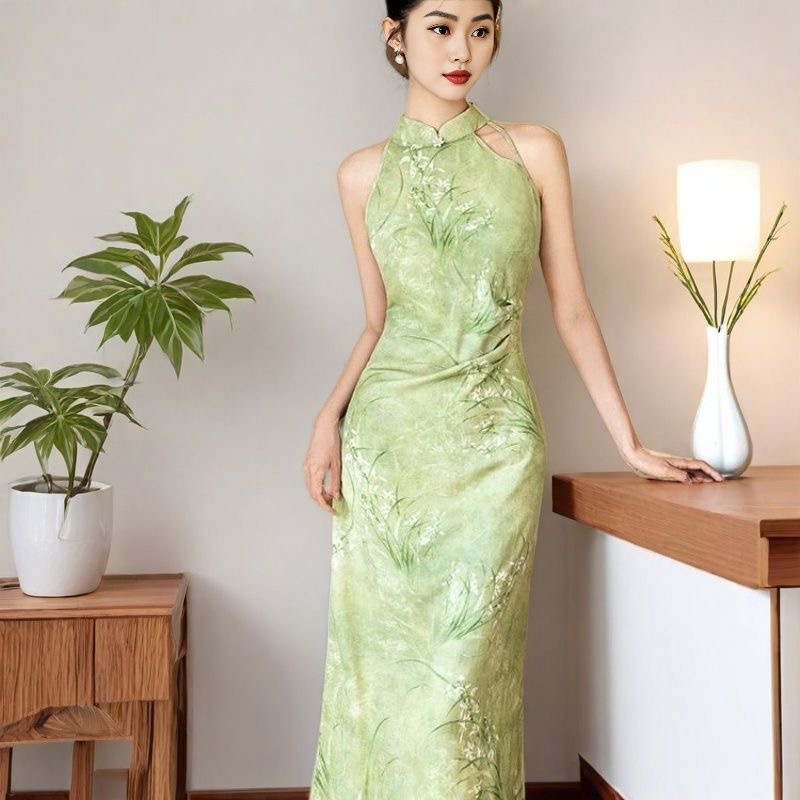 Silk Cheongsam Dress