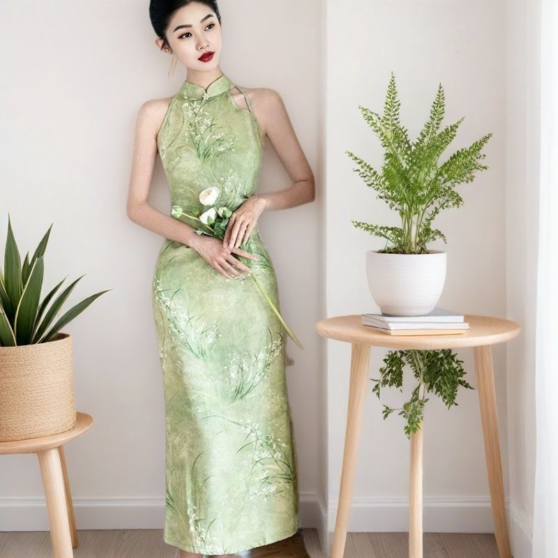 Silk Cheongsam Dress