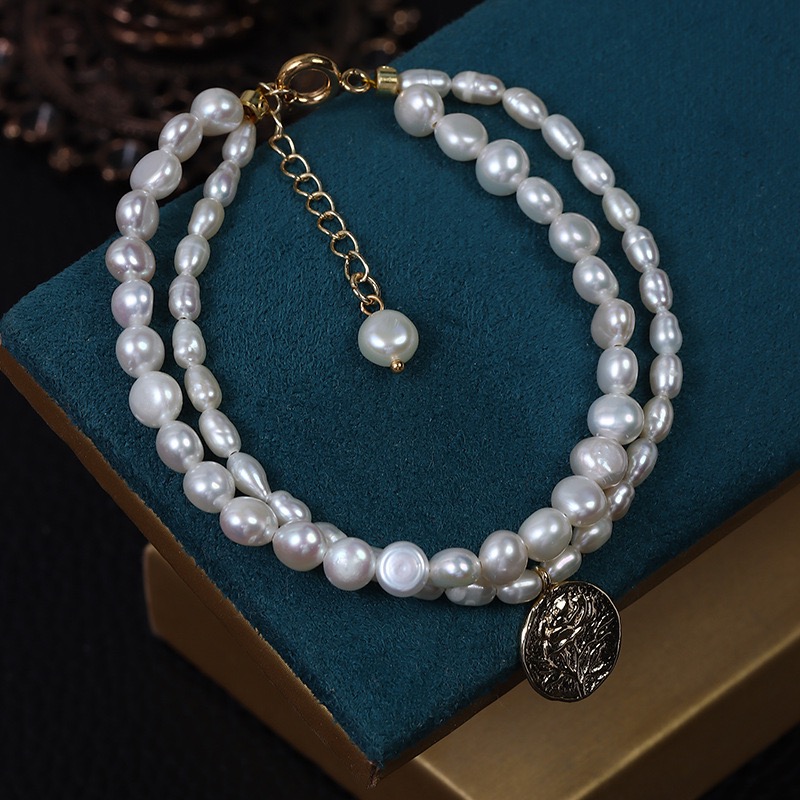 Pearl Double-Strand Bracelet