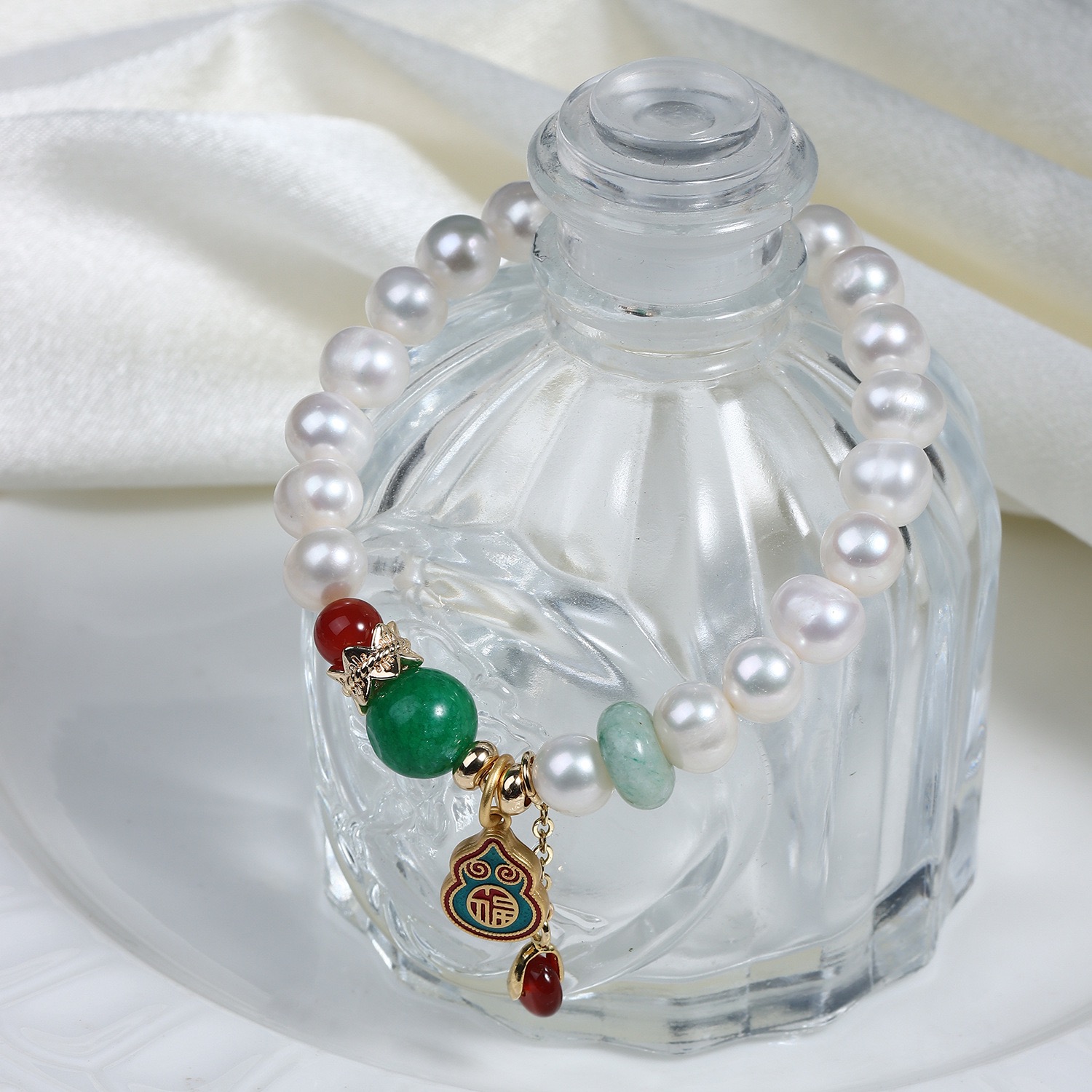 Pearl and Gemstone Bracelet