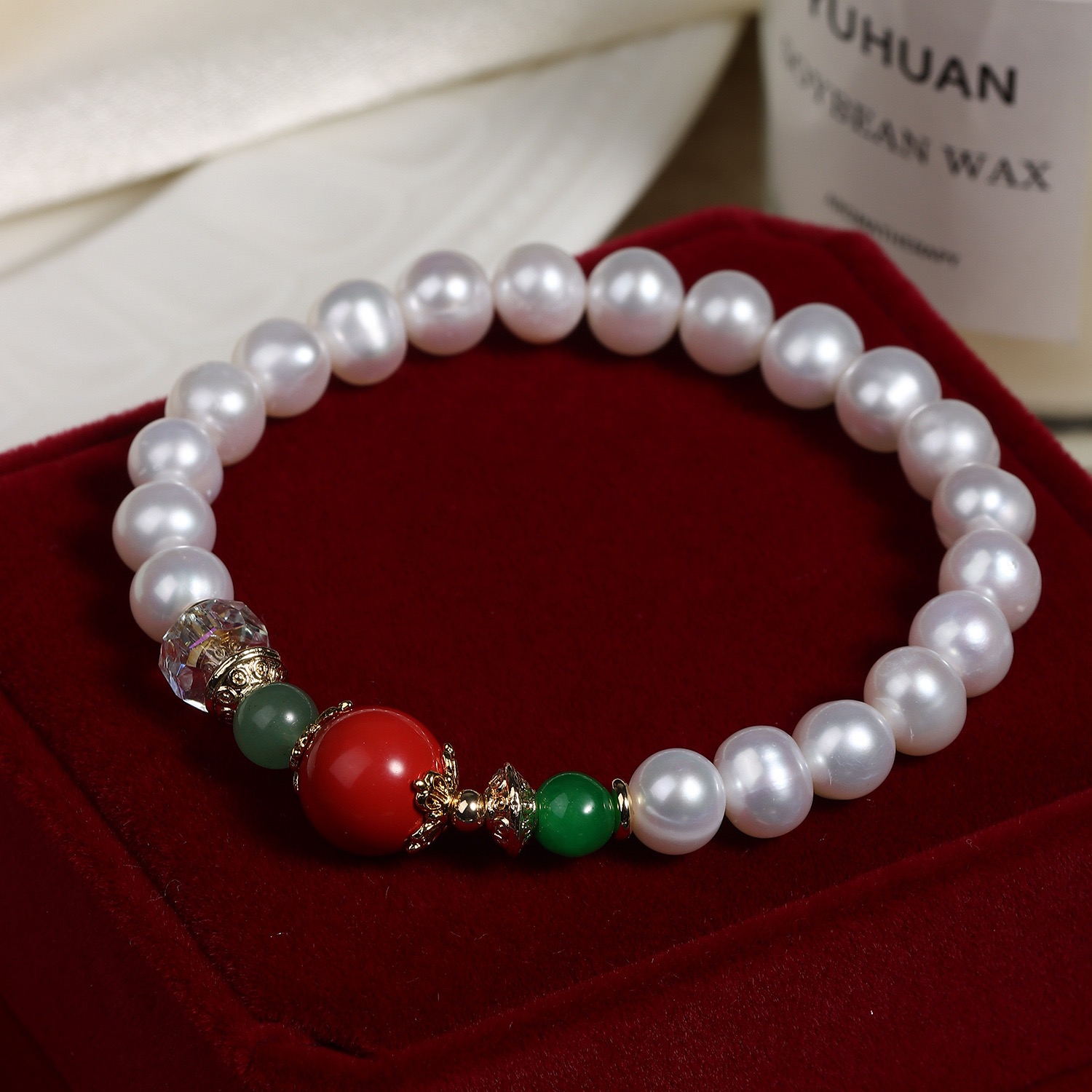 Elegant Pearl Bead Bracelet