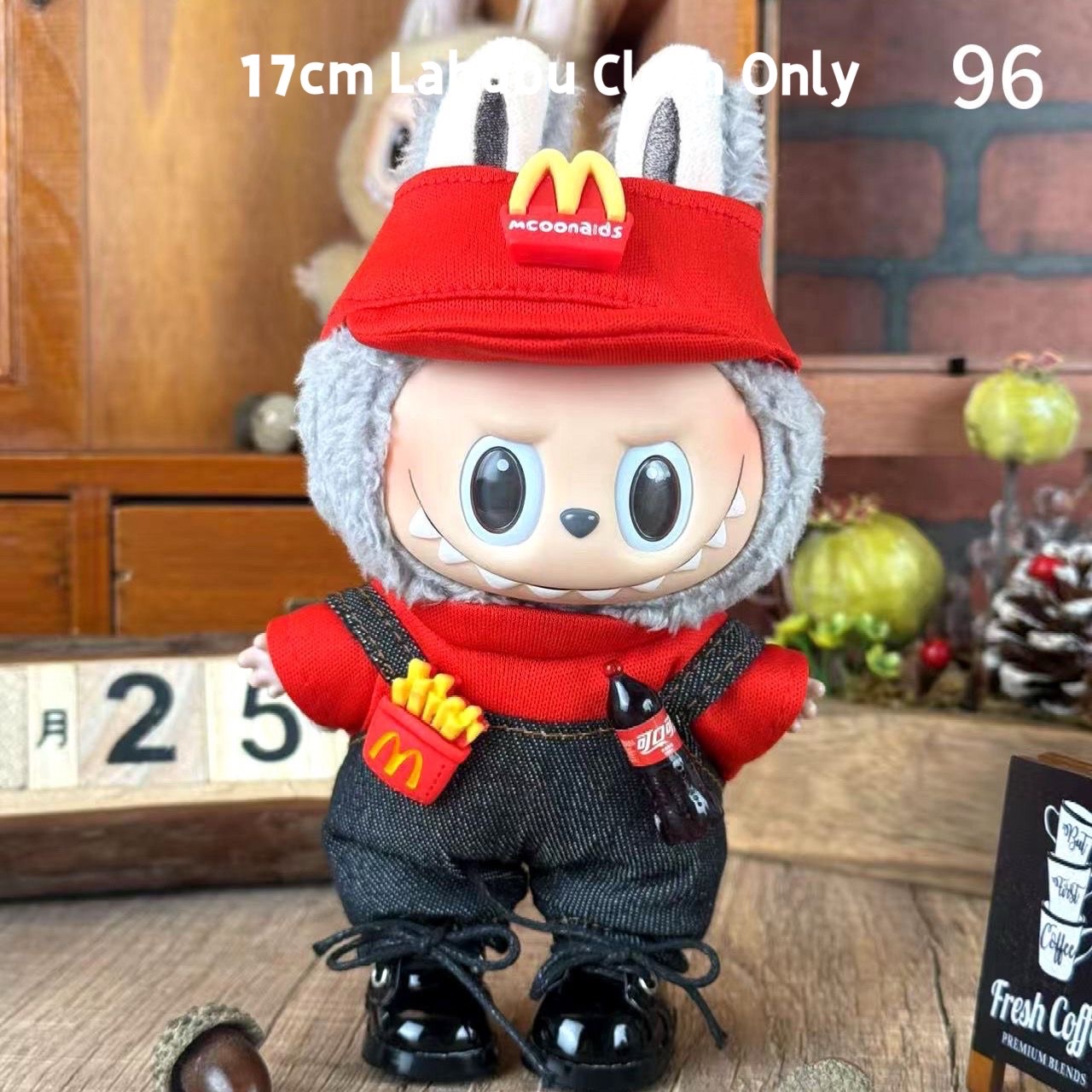 Plush Toy in McDonald's Uniform