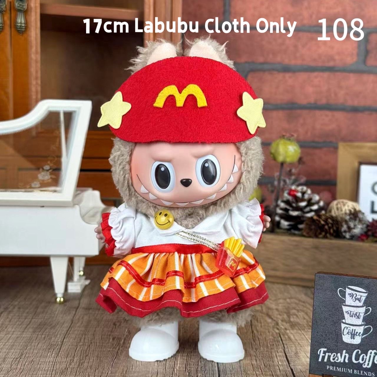 17cm Labubu Cloth Doll