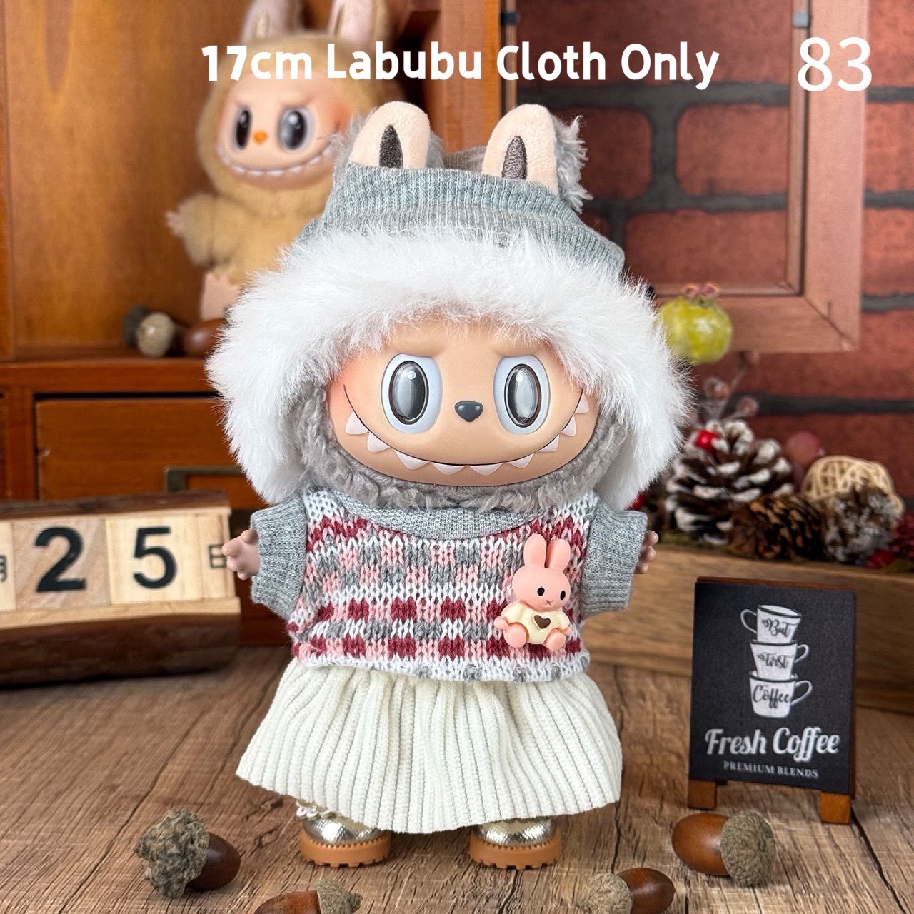 17cm Labubu Cloth Doll