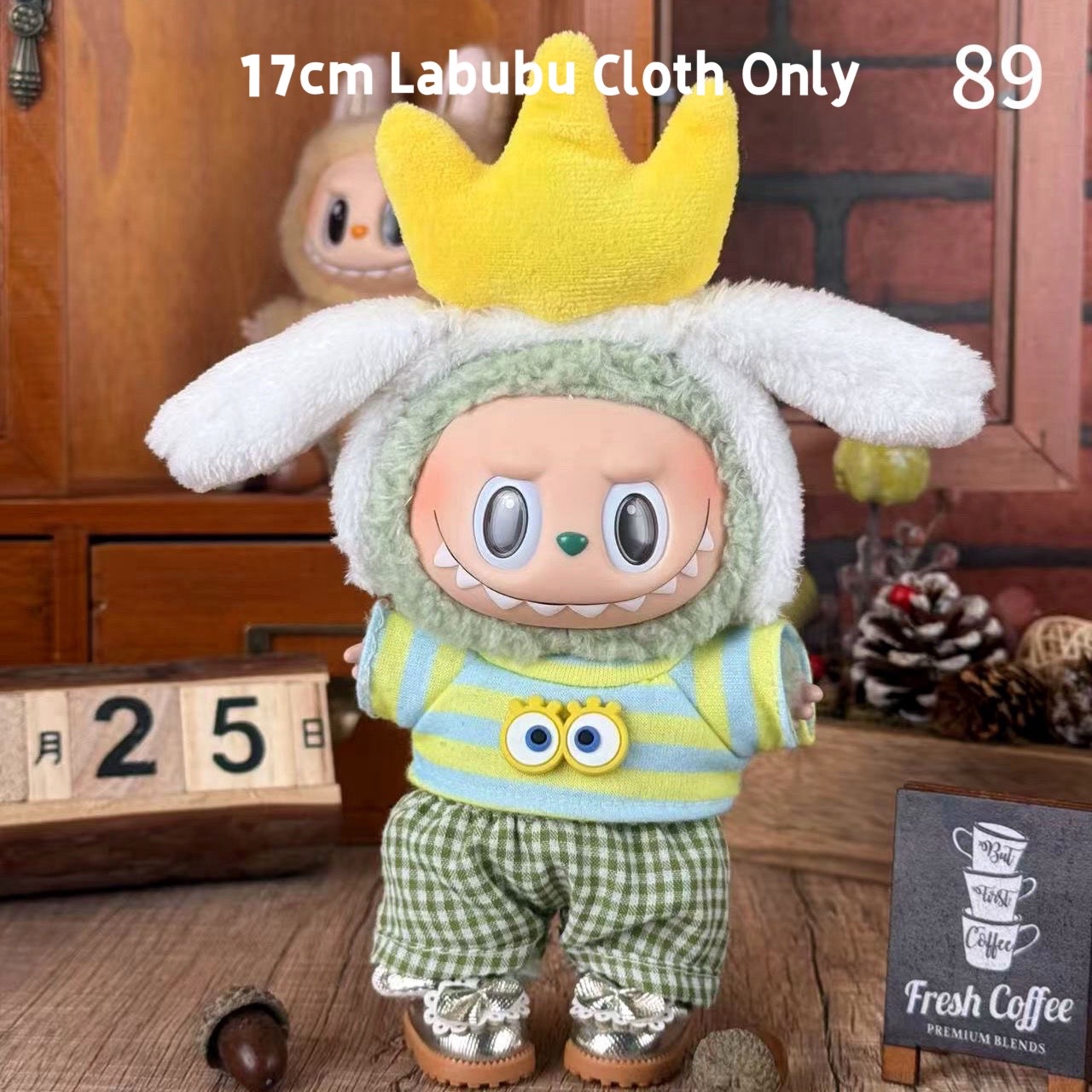 17cm Labubu Cloth