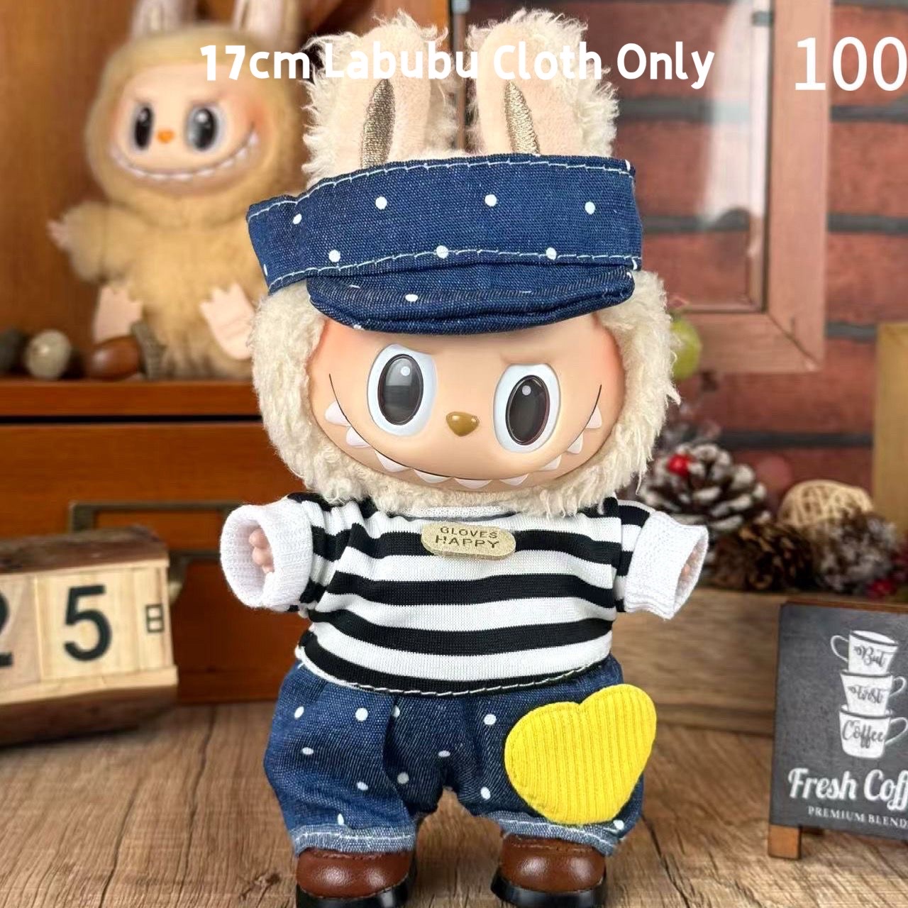 17cm Labubu Cloth Doll