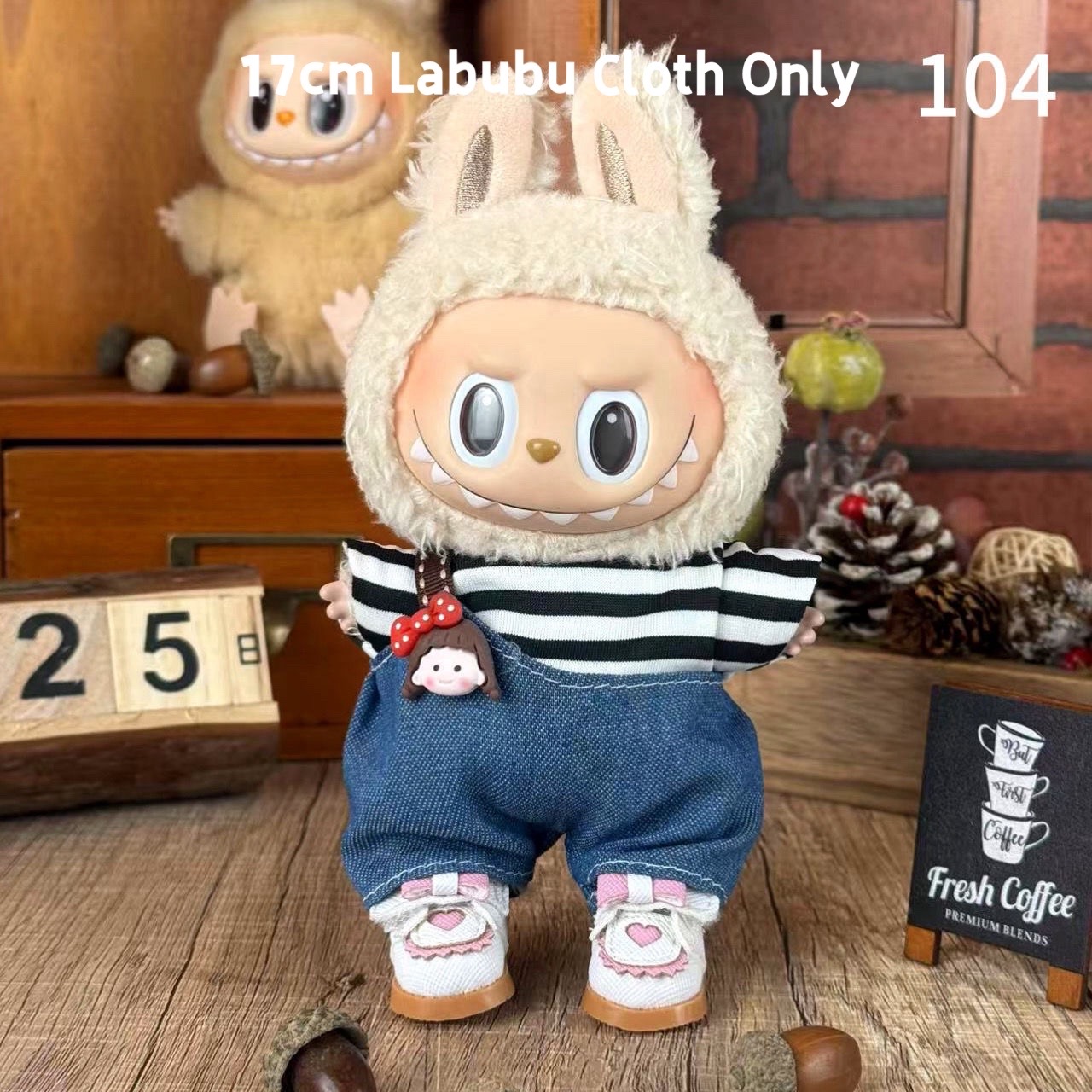 17cm Labubu Cloth Only