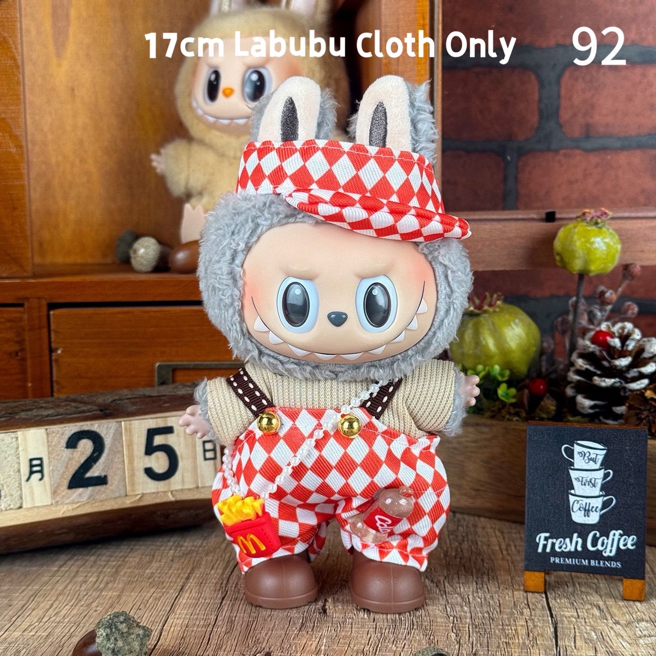 17cm Labubu Cloth Doll