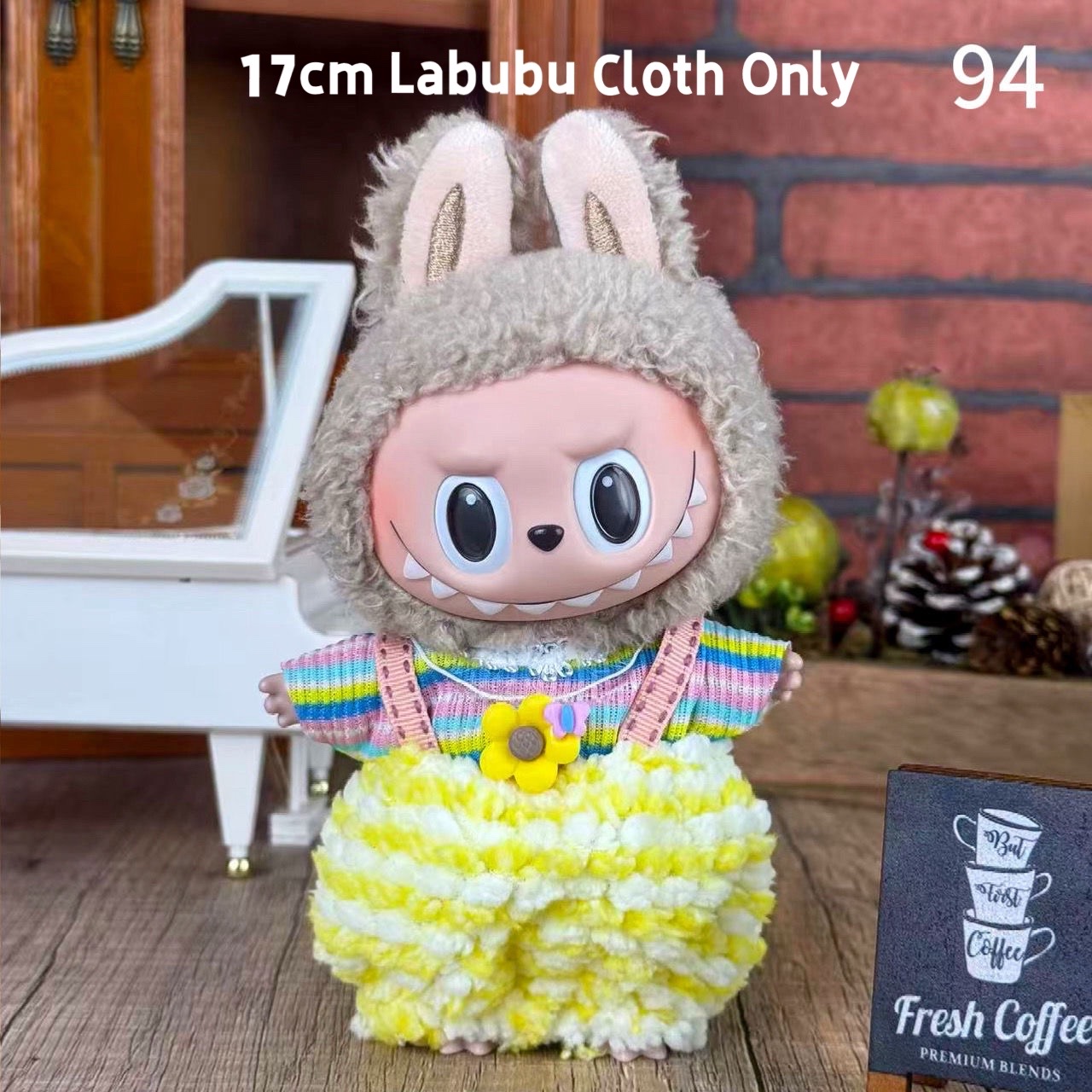17cm Labubu Cloth Only