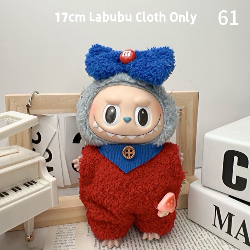17cm Labubu cloth only