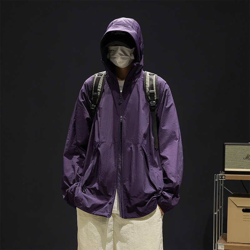 Purple Hoodie Jacket