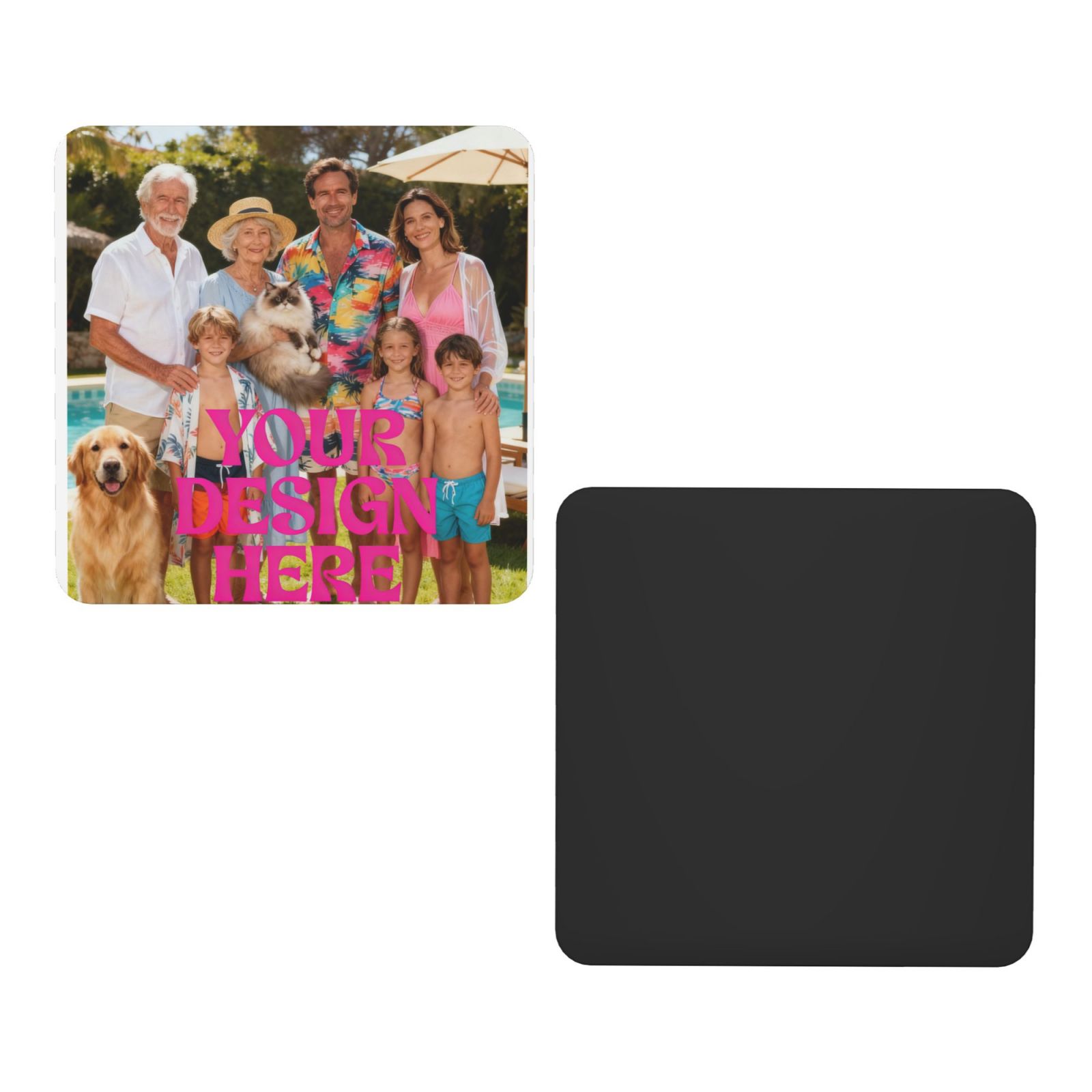 Custom Photo Fridge Magnet 2pcs