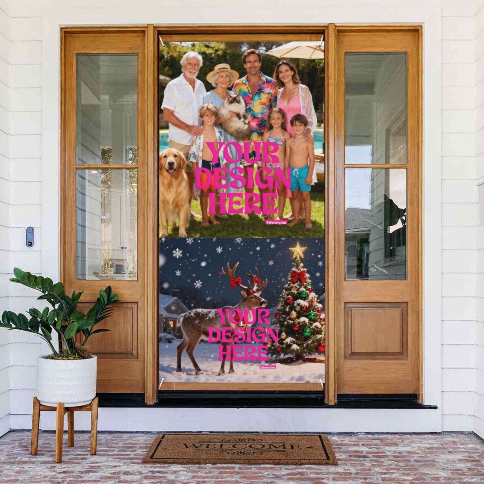 Customizable Front Door Covers