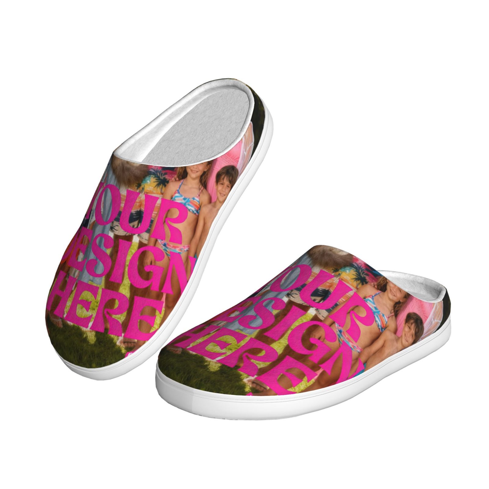 Custom Printed Slip-On Slippers
