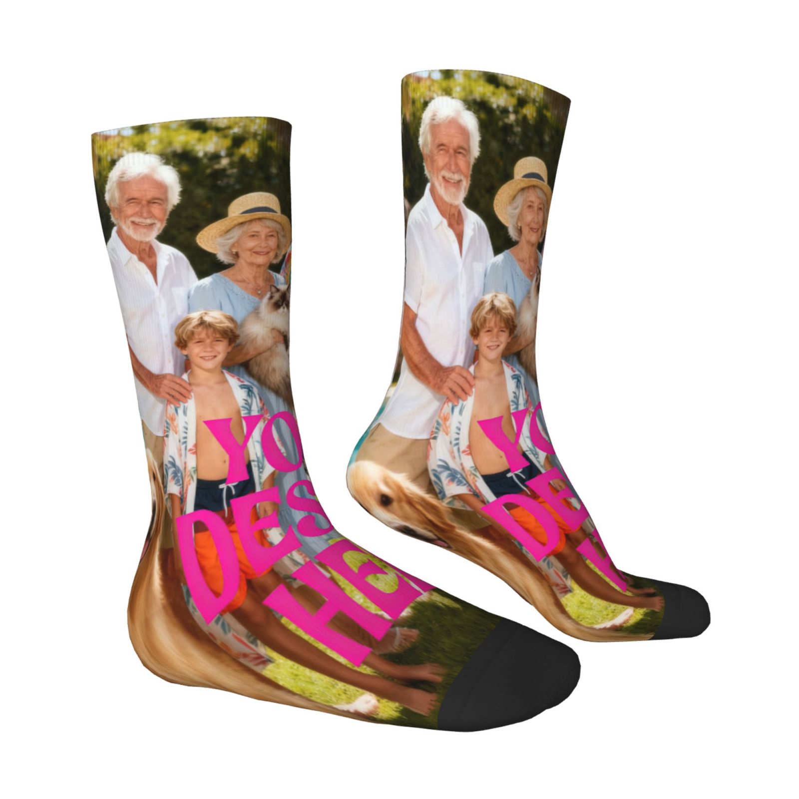 Custom Photo Socks 2pcs
