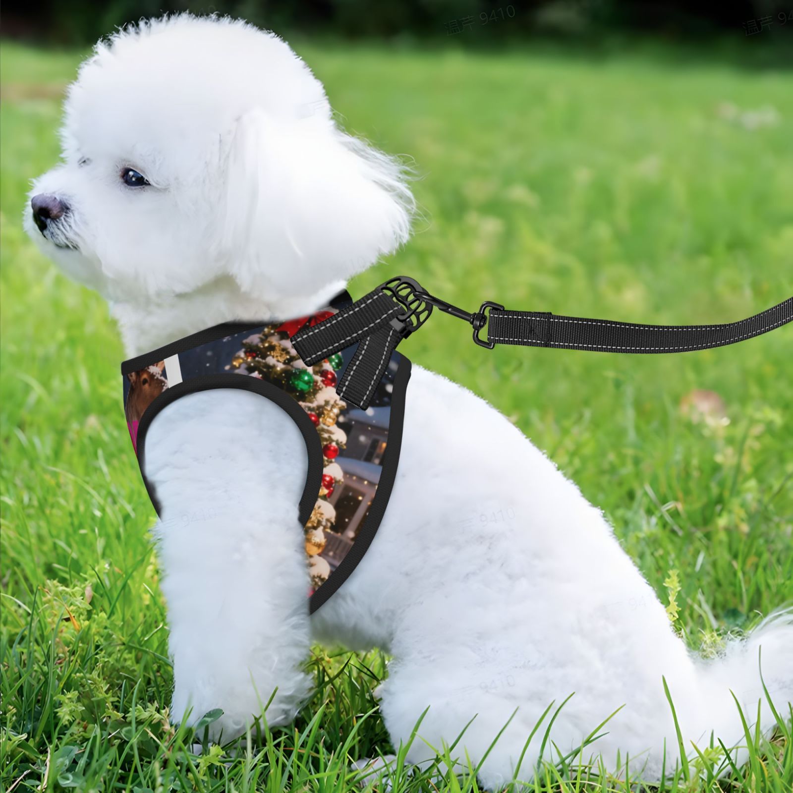 Festive Dog Harness TAG
