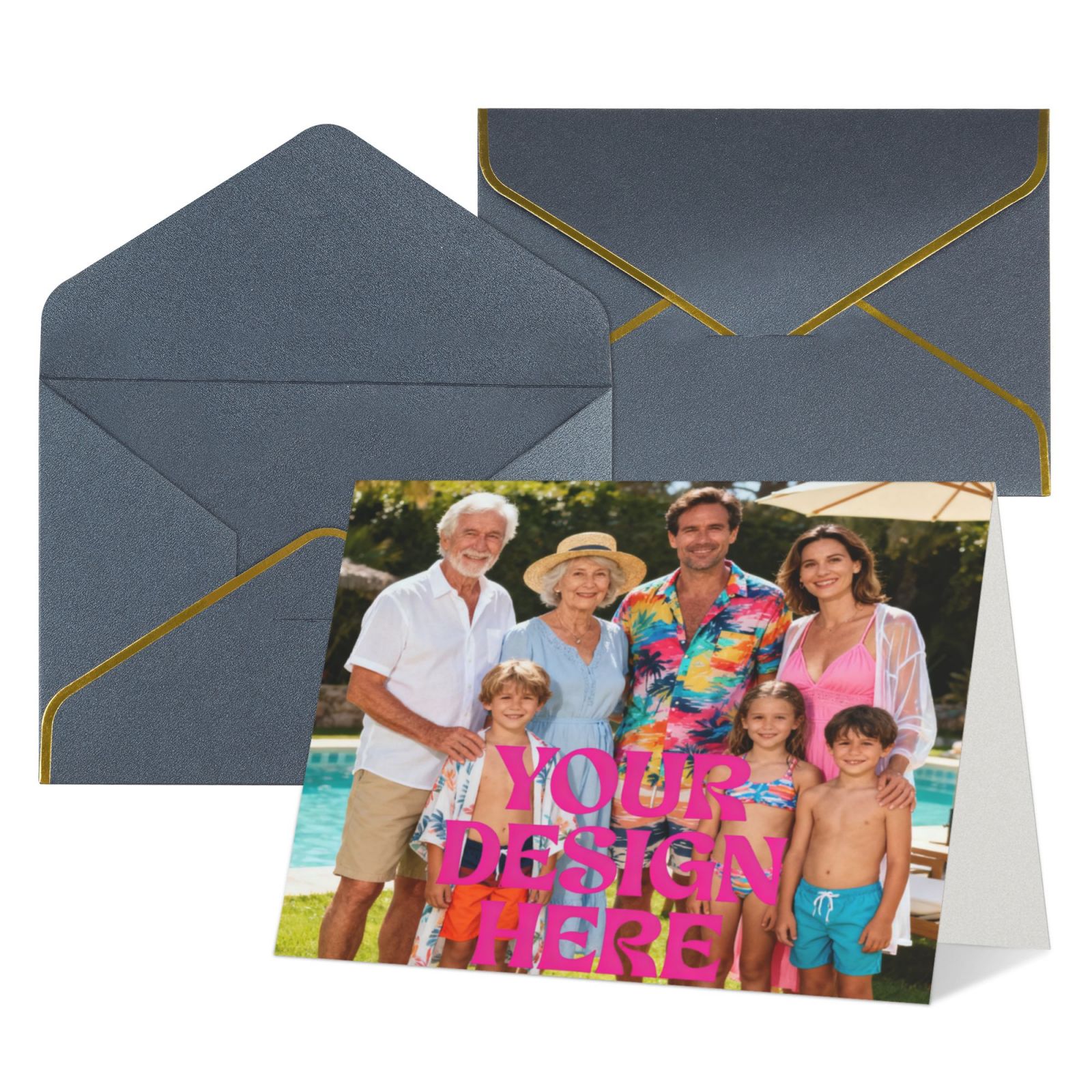 Custom Photo Greeting Card Set 2SETS