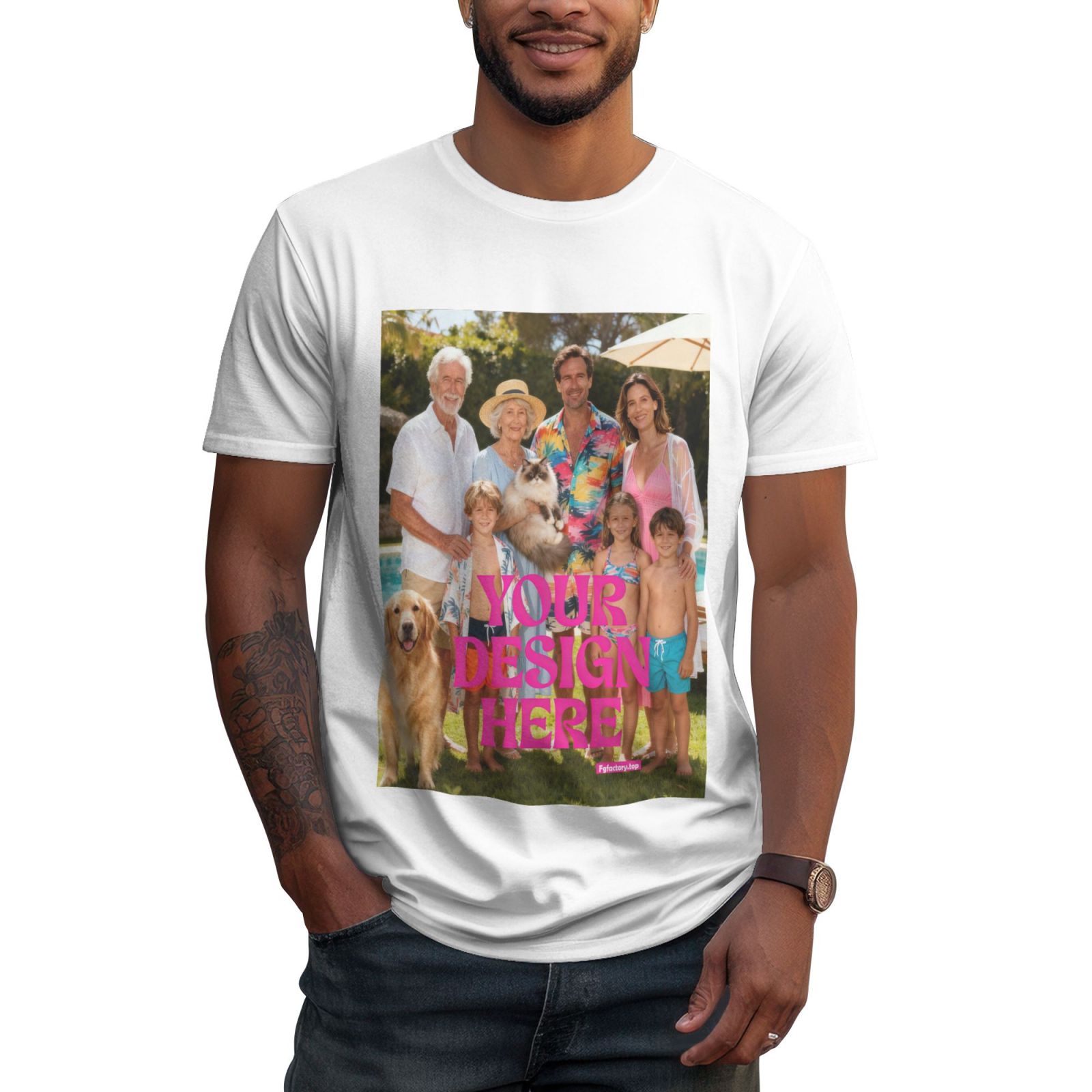 Custom Photo Printed T-Shirt