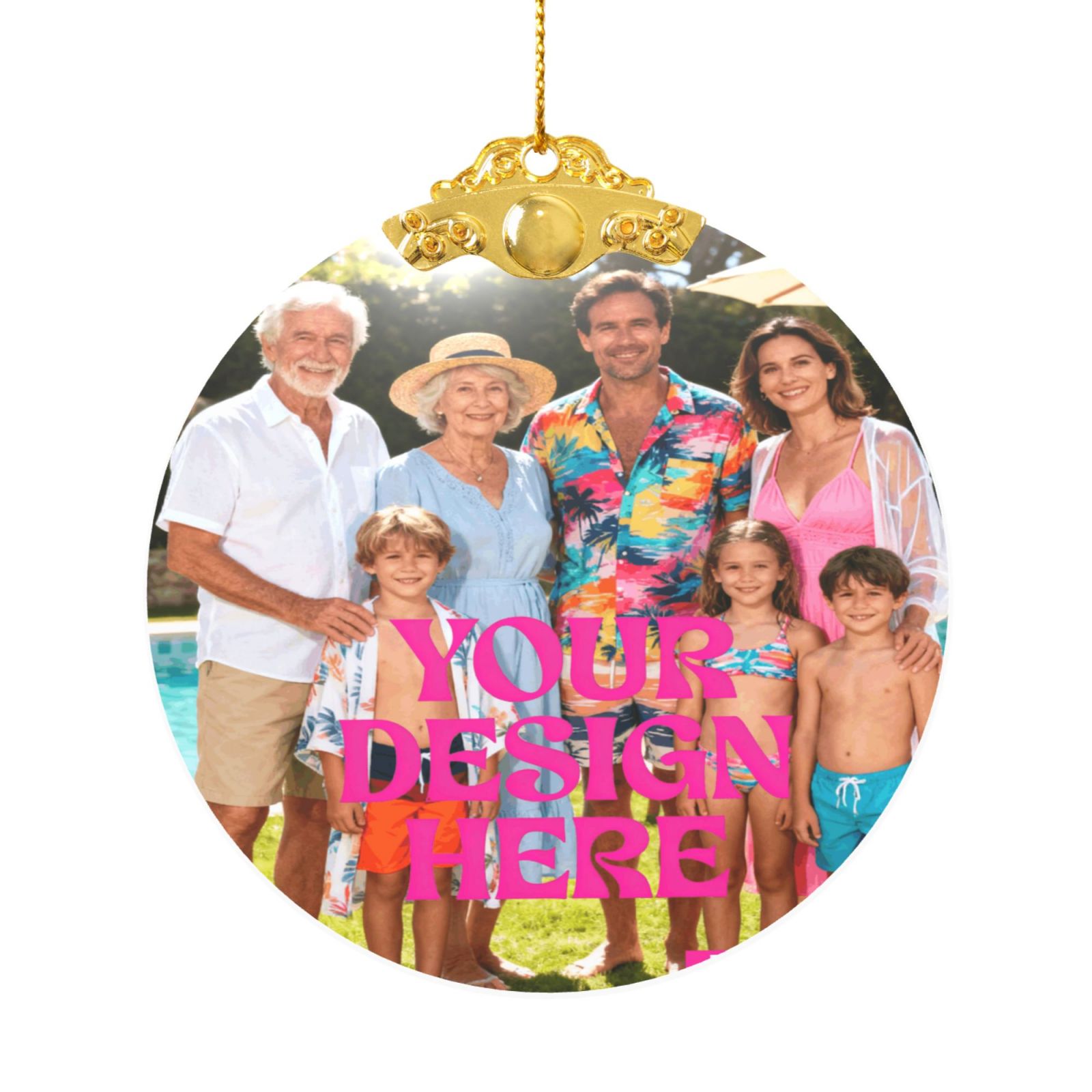 Custom Photo Ornament