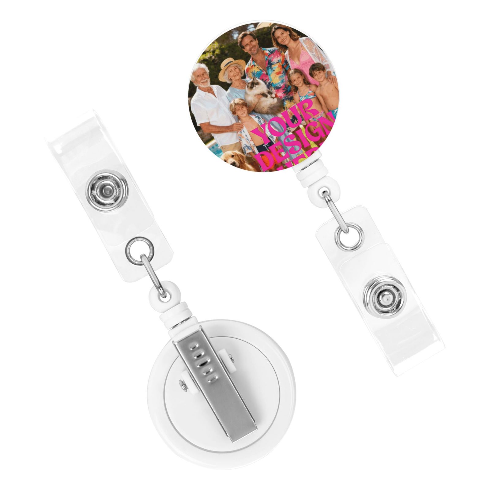 Custom Retractable Badge Holder