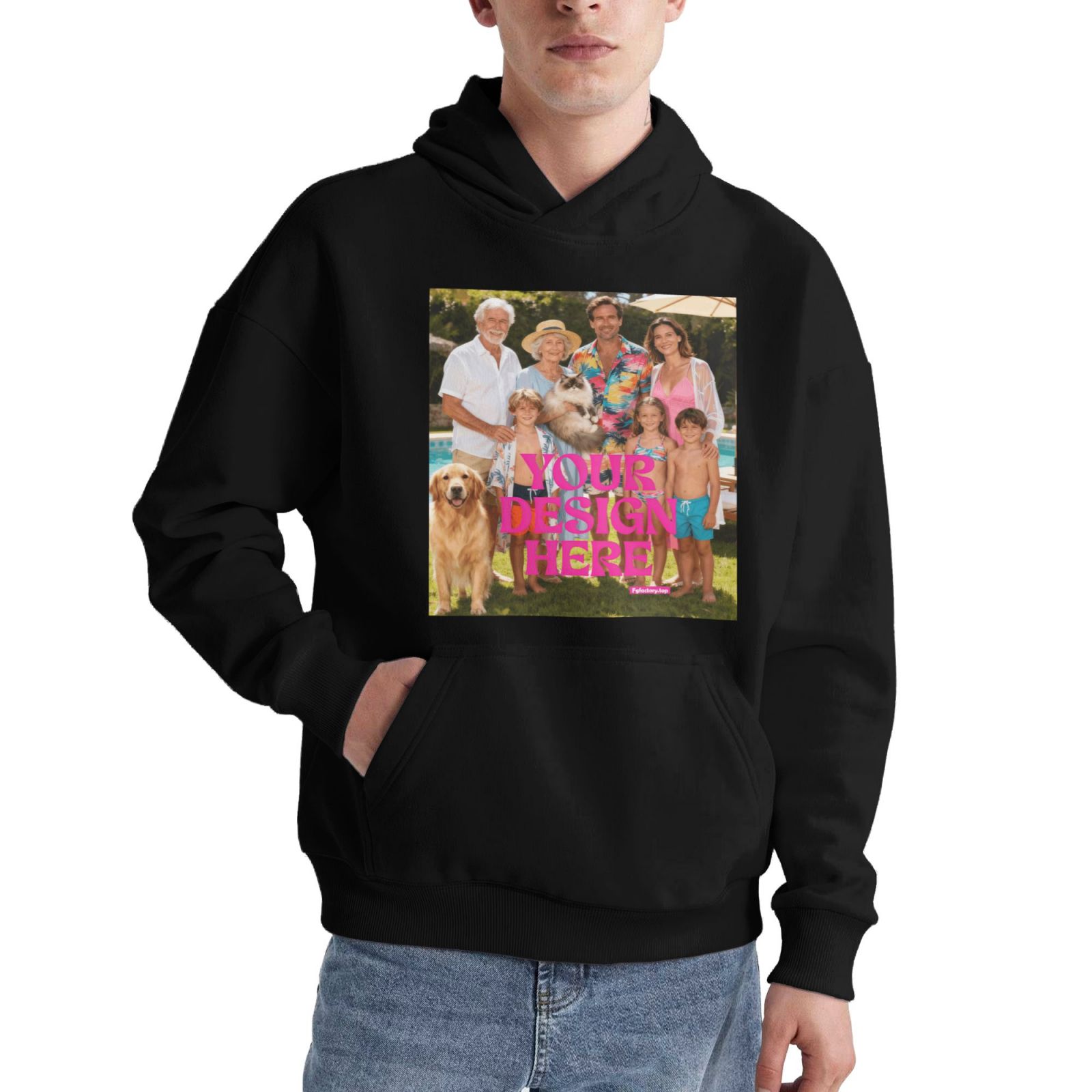 Custom Family Photo Hoodie
