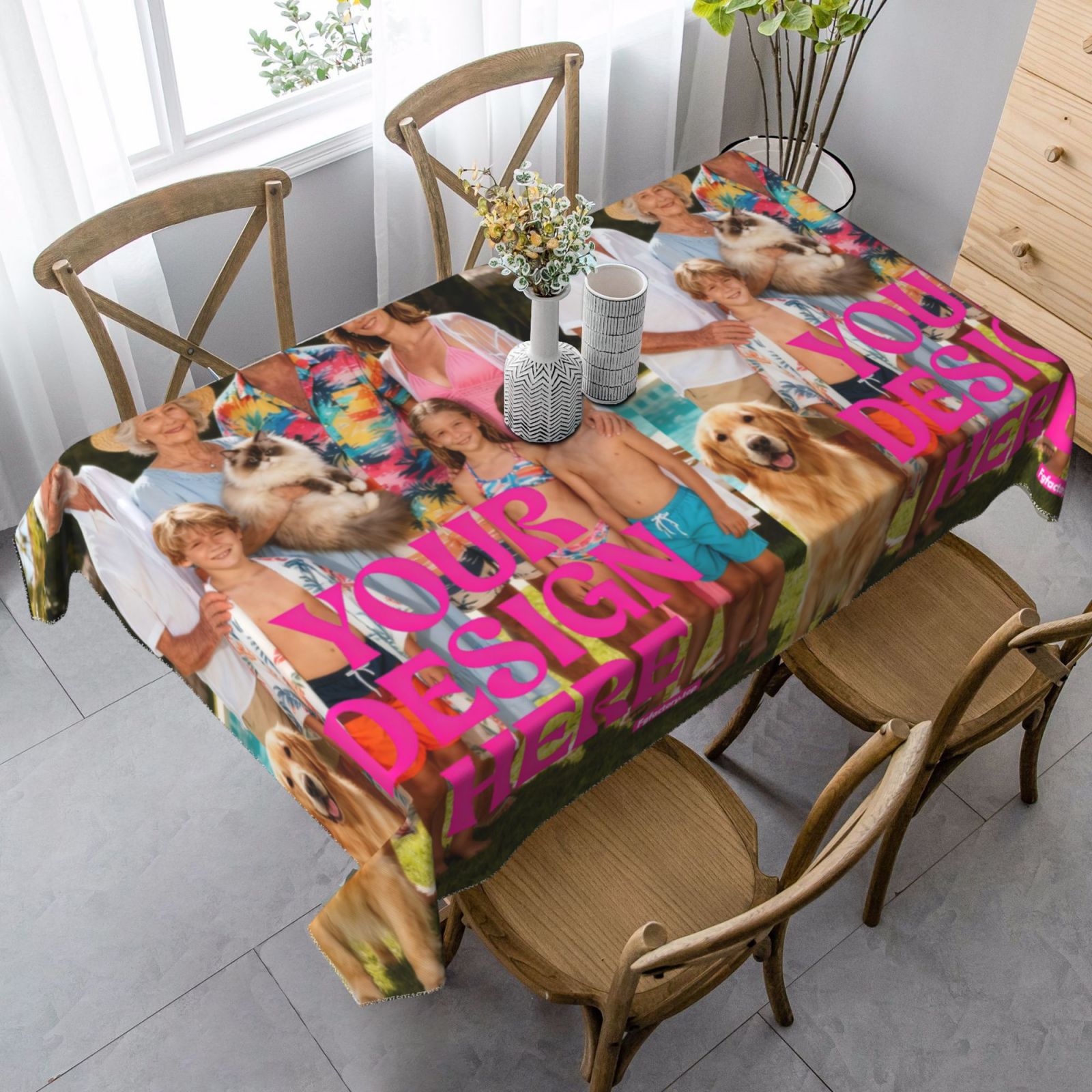 Custom Photo Tablecloth