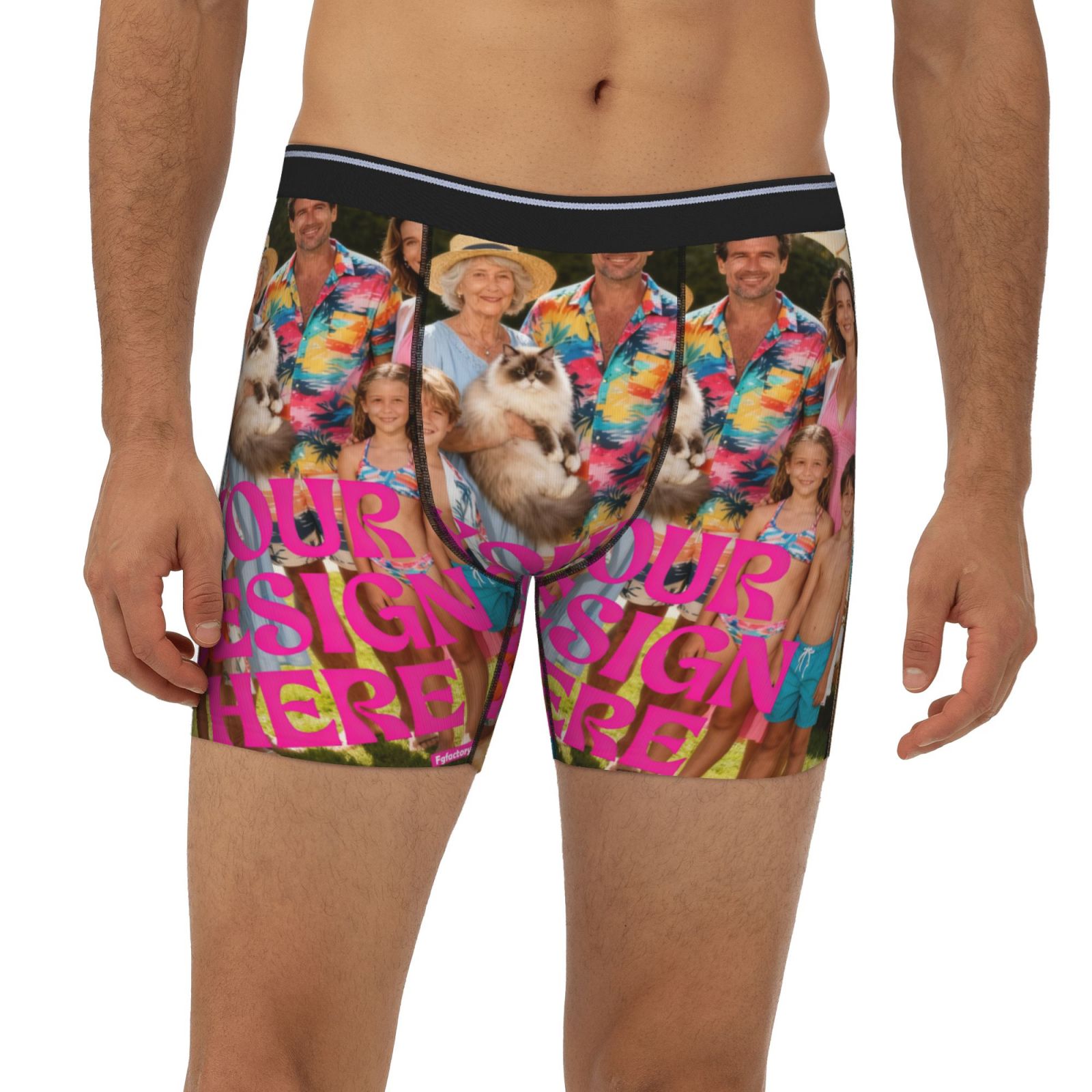 Custom Printed Men's Boxer Briefs