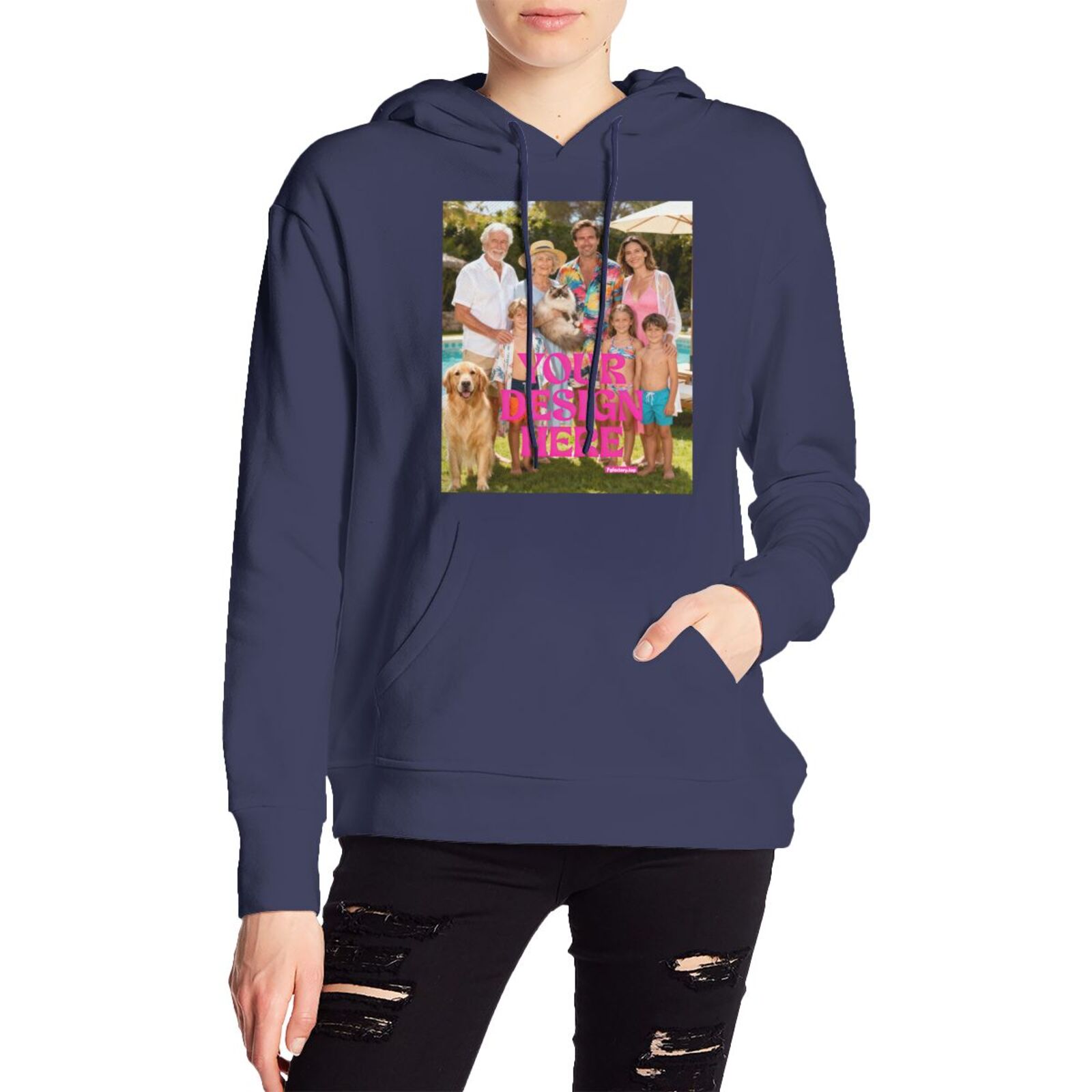 Custom Photo Print Hoodie