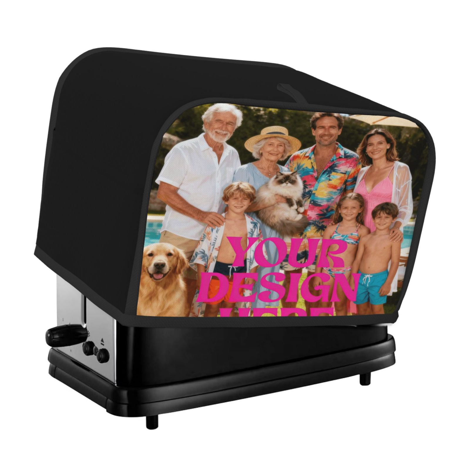 Custom Toaster Cover 4pcs bread