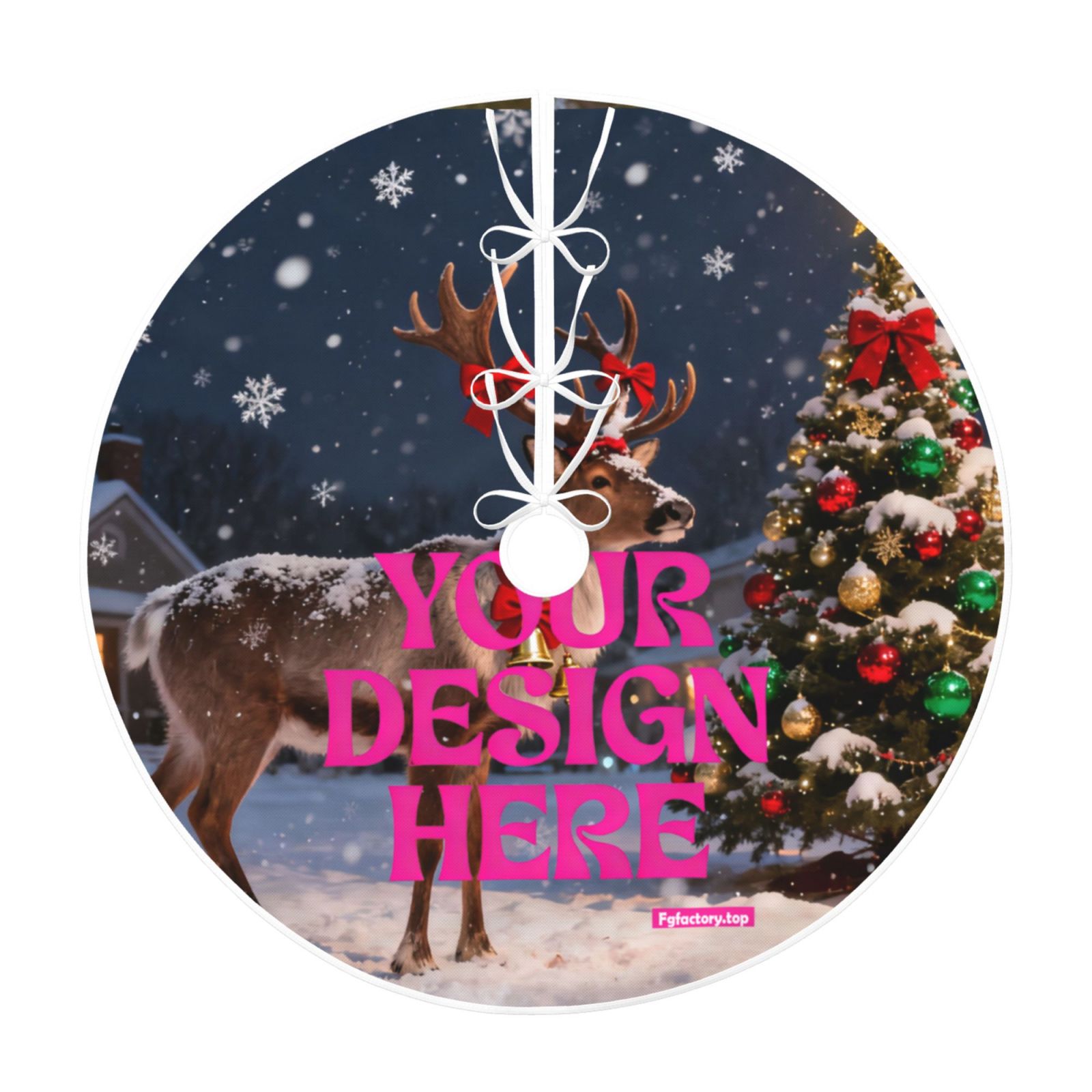 Custom Christmas Tree Skirt