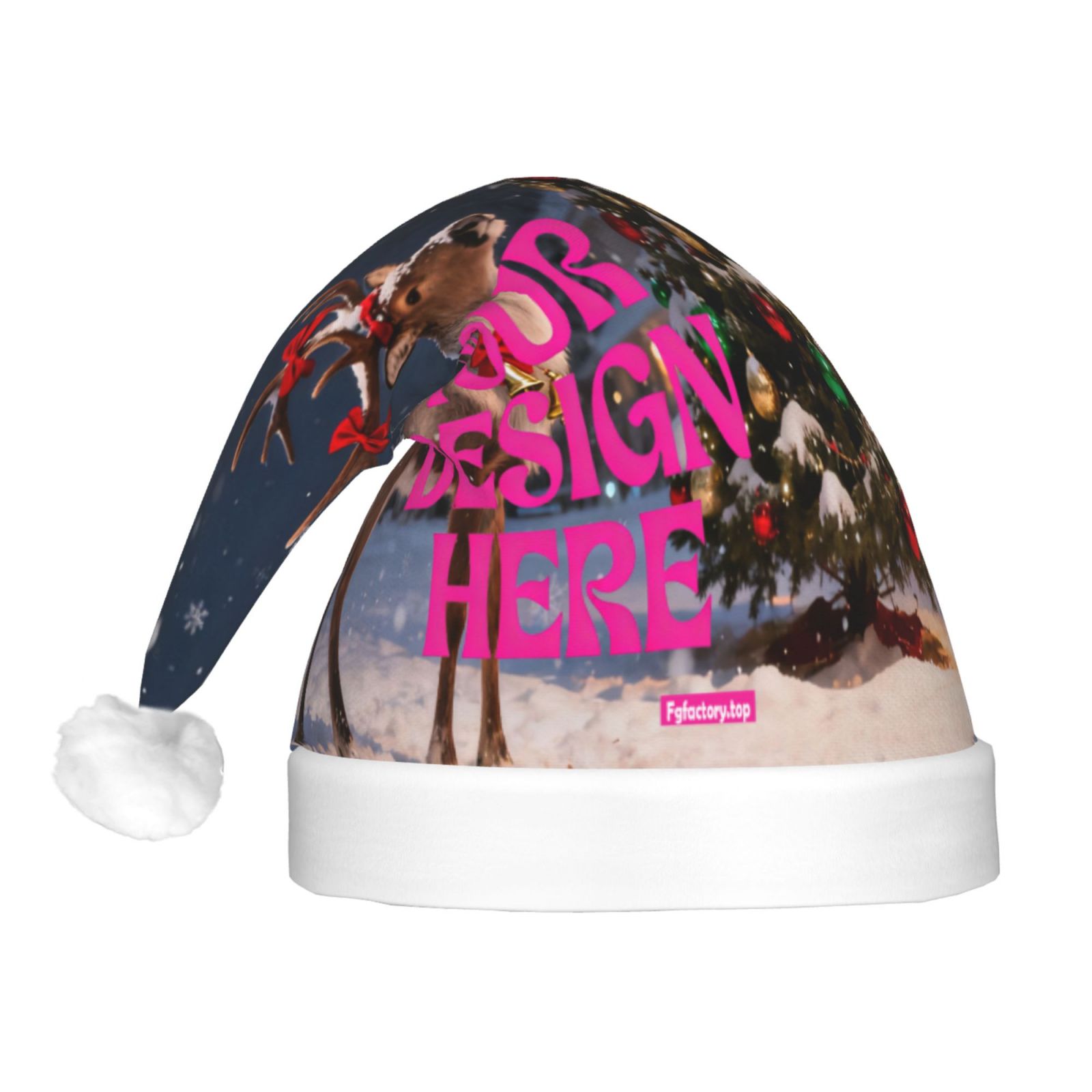 Custom Christmas Santa Hat