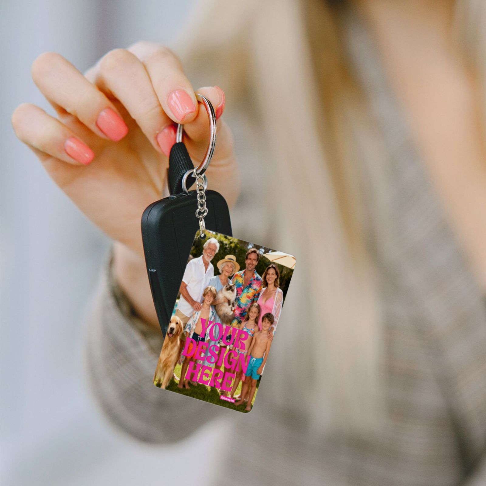 Custom Photo Keychain