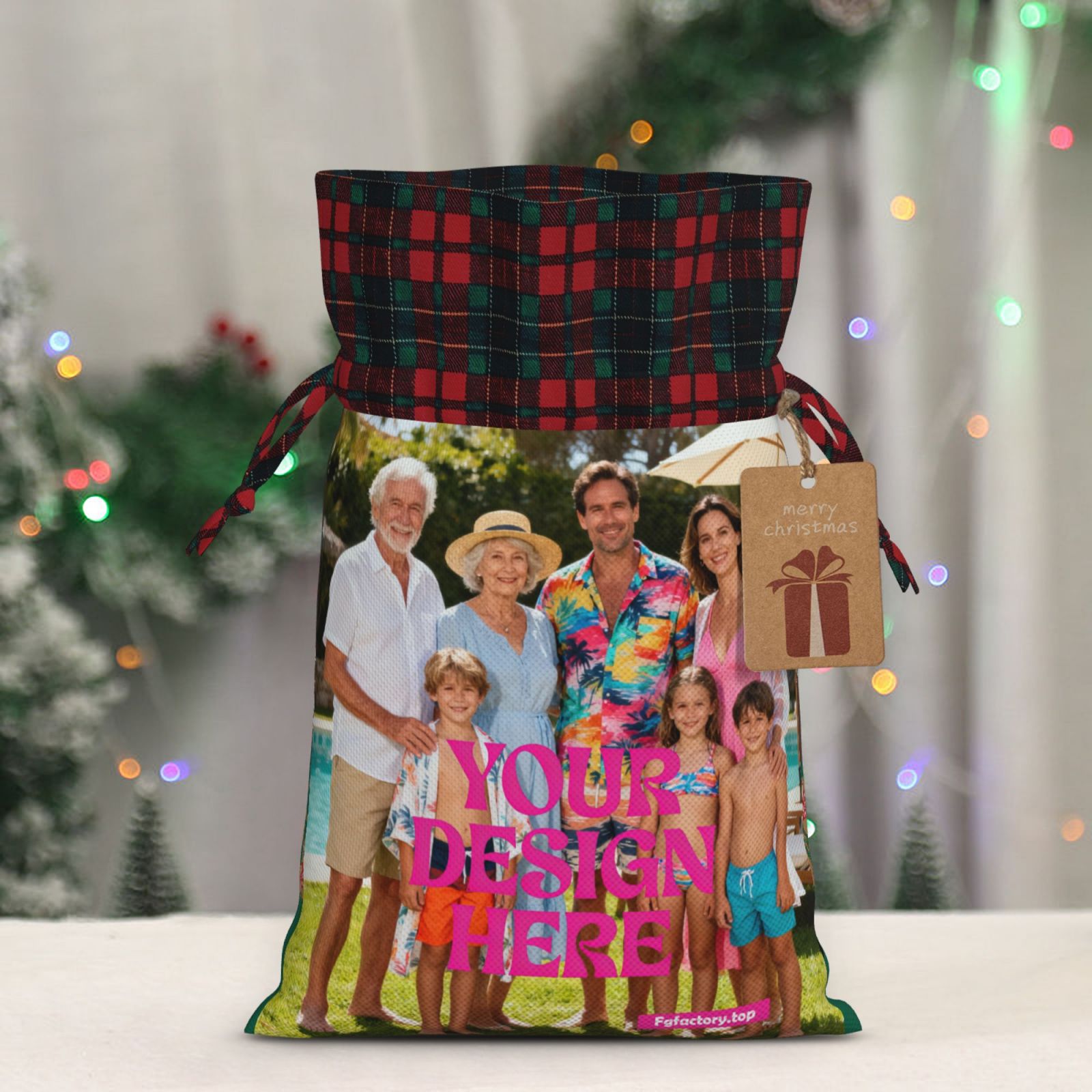 Personalized Photo Gift Bag