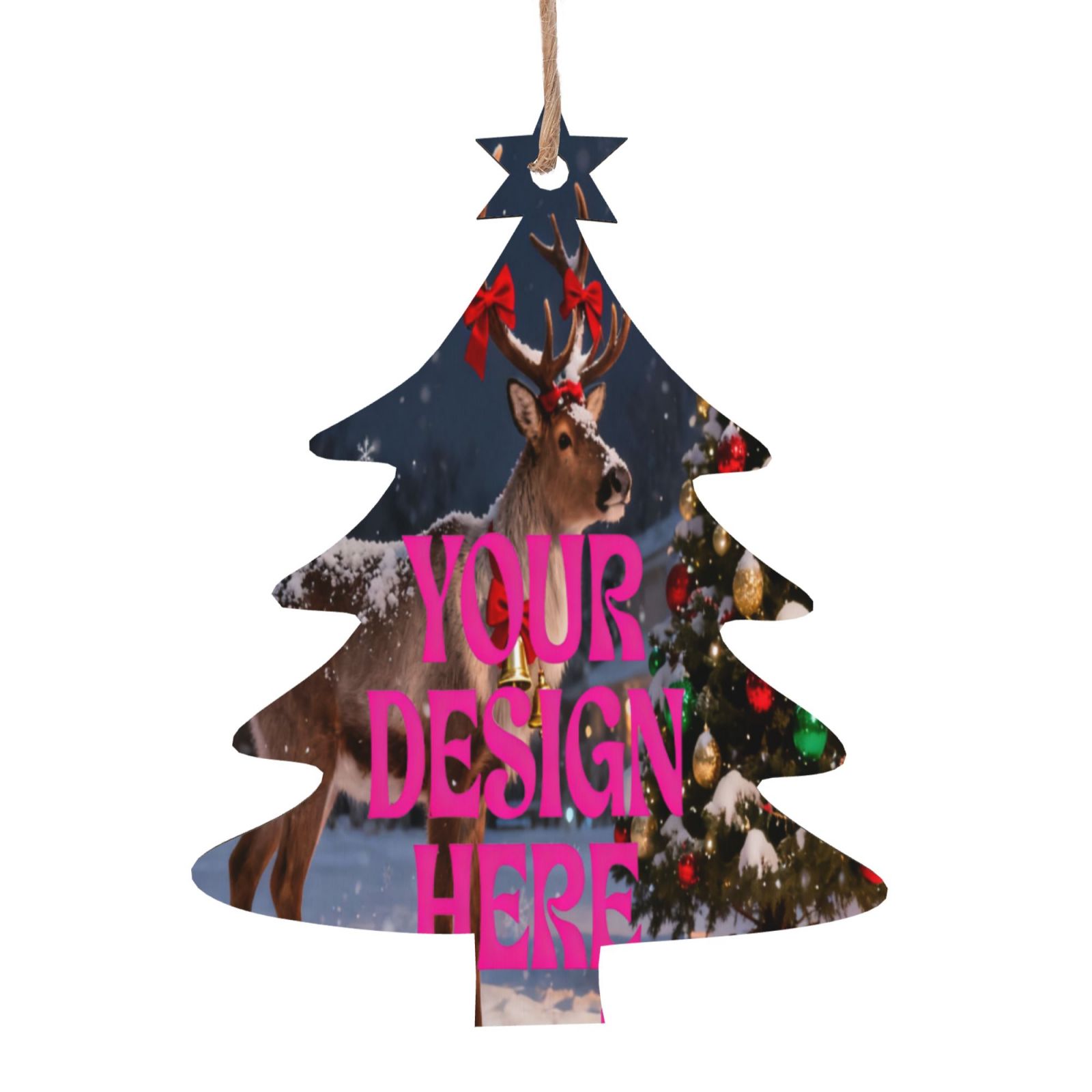 Custom Christmas Tree Ornament