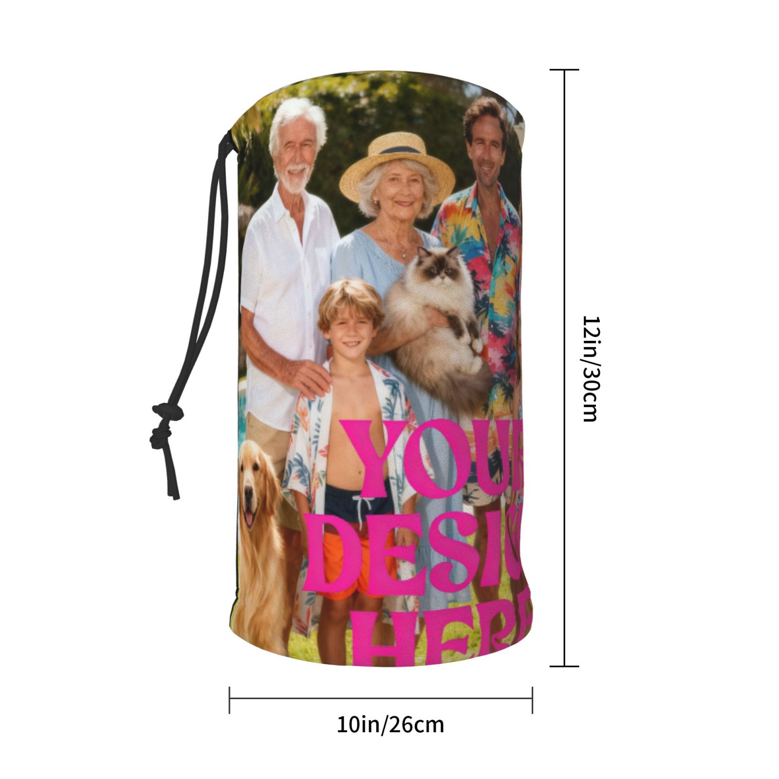 Customizable face scarf