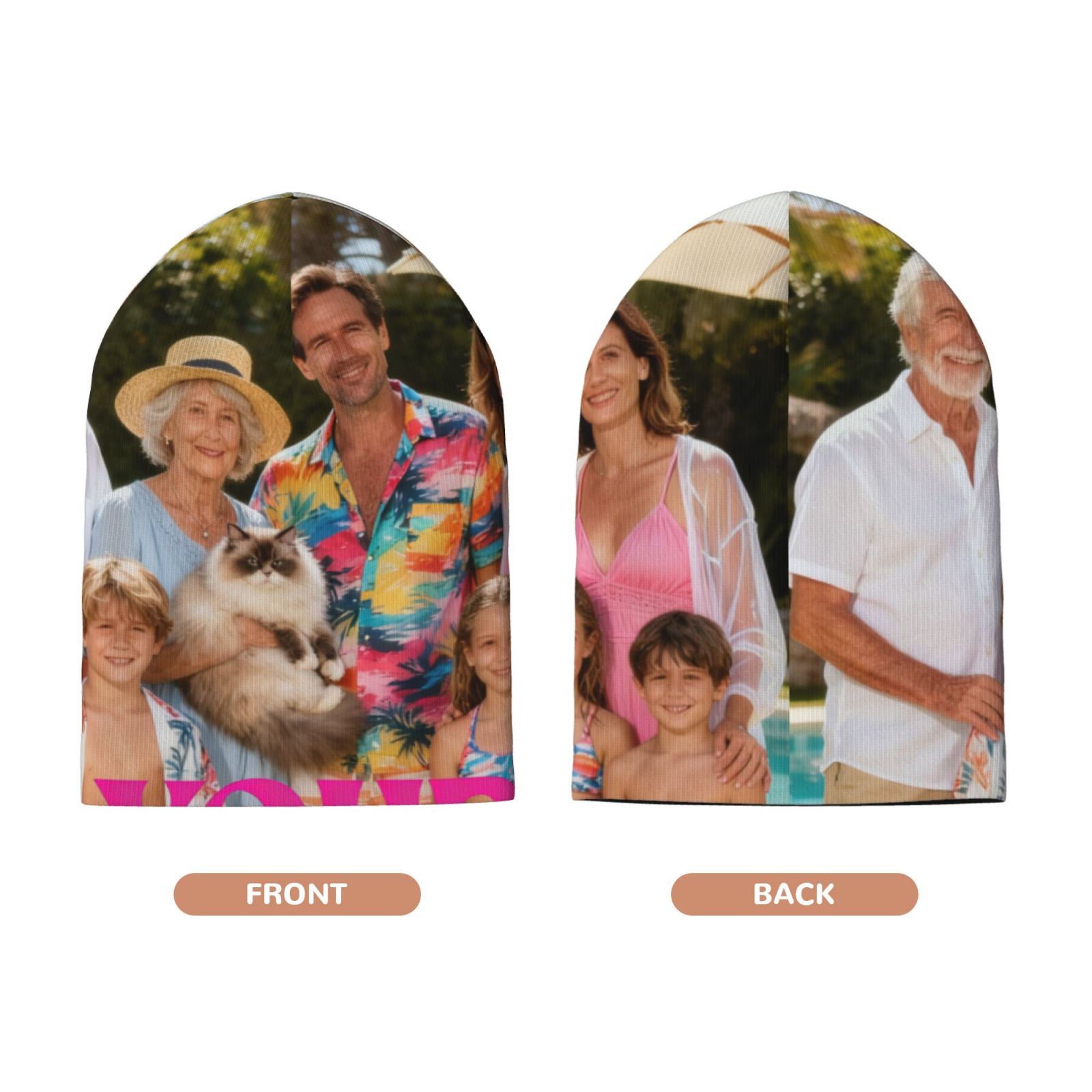 Personalized Photo Beanie hat