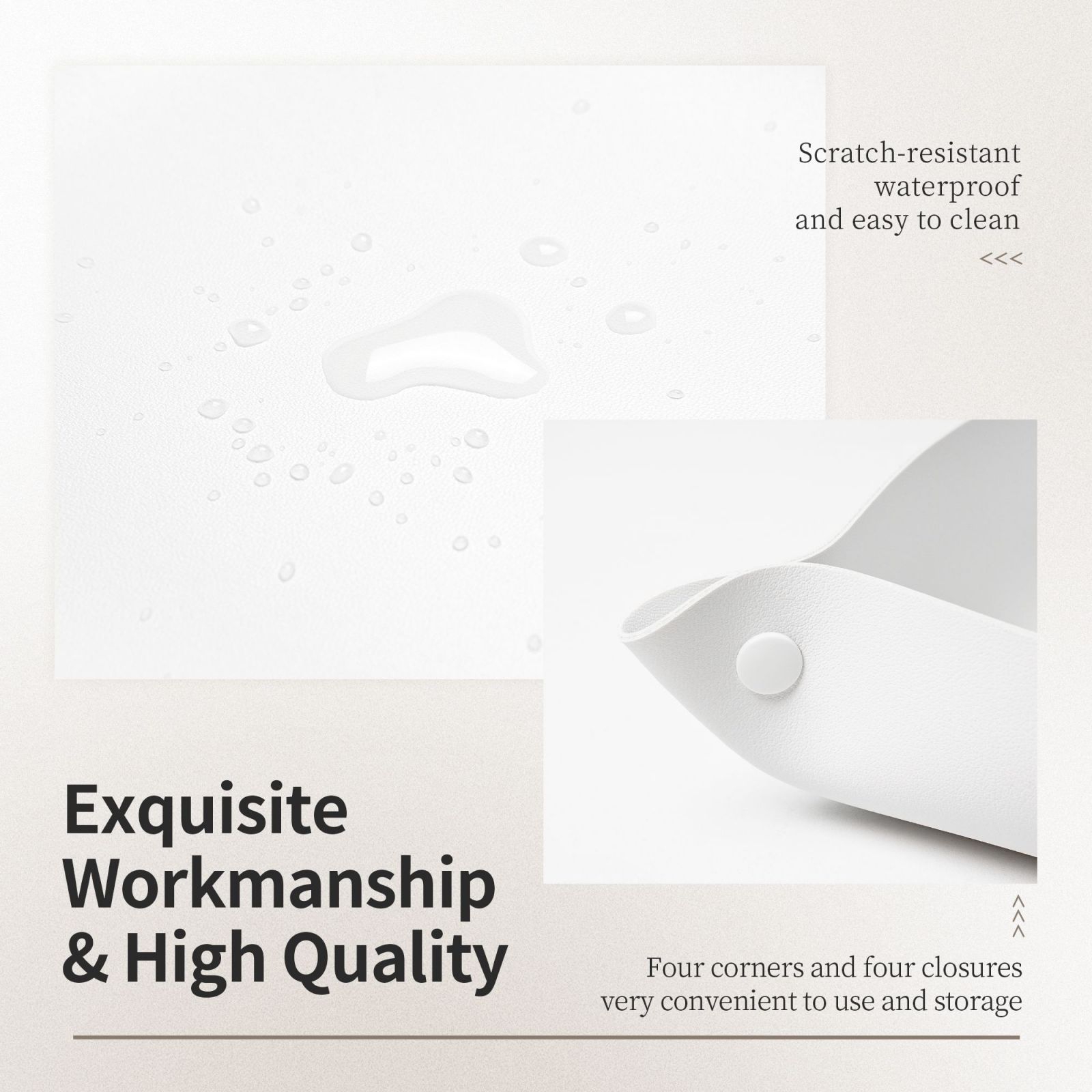 Custom Photo Leather Valet Tray