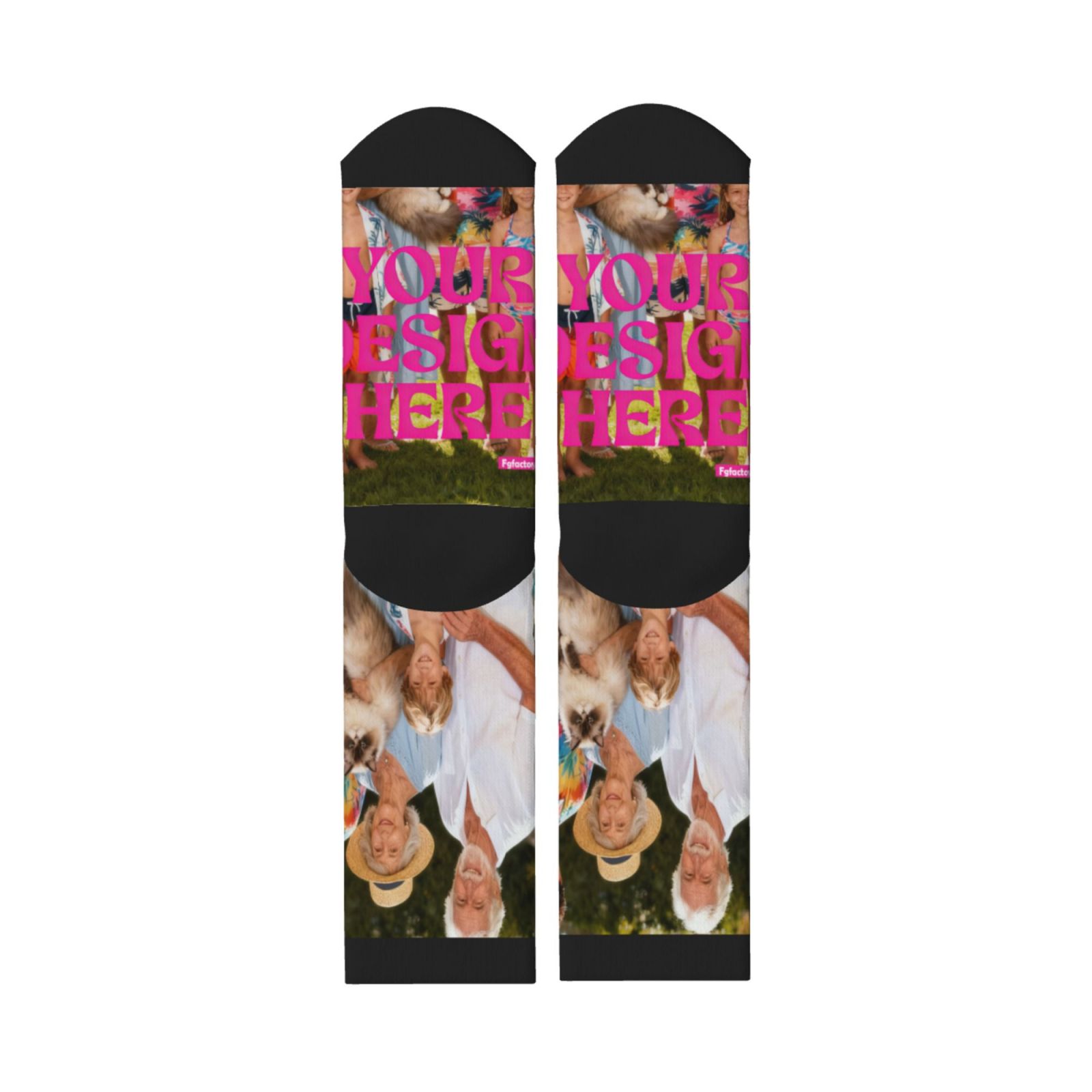 Custom Photo Socks 2pcs