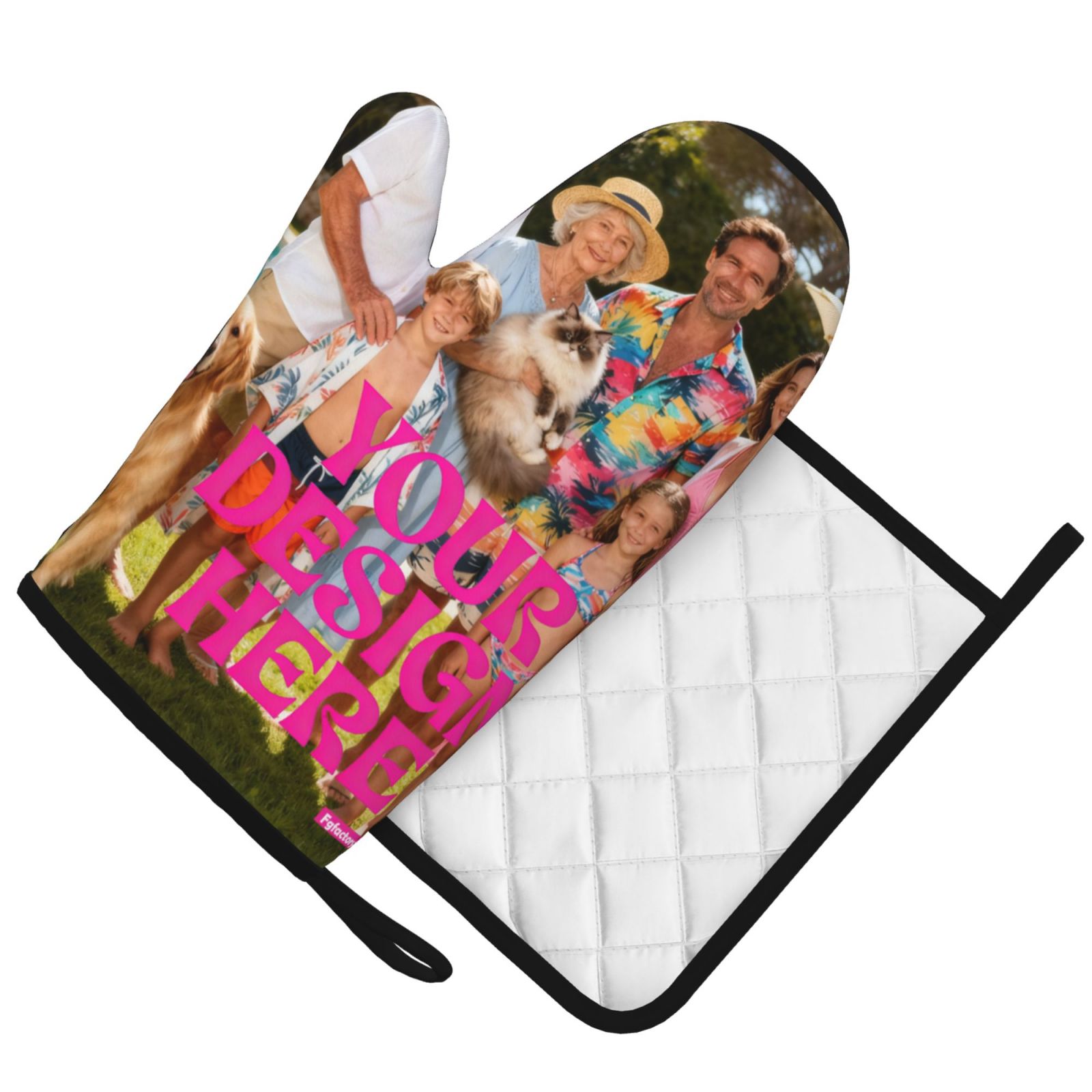 Custom Photo Oven Mitt